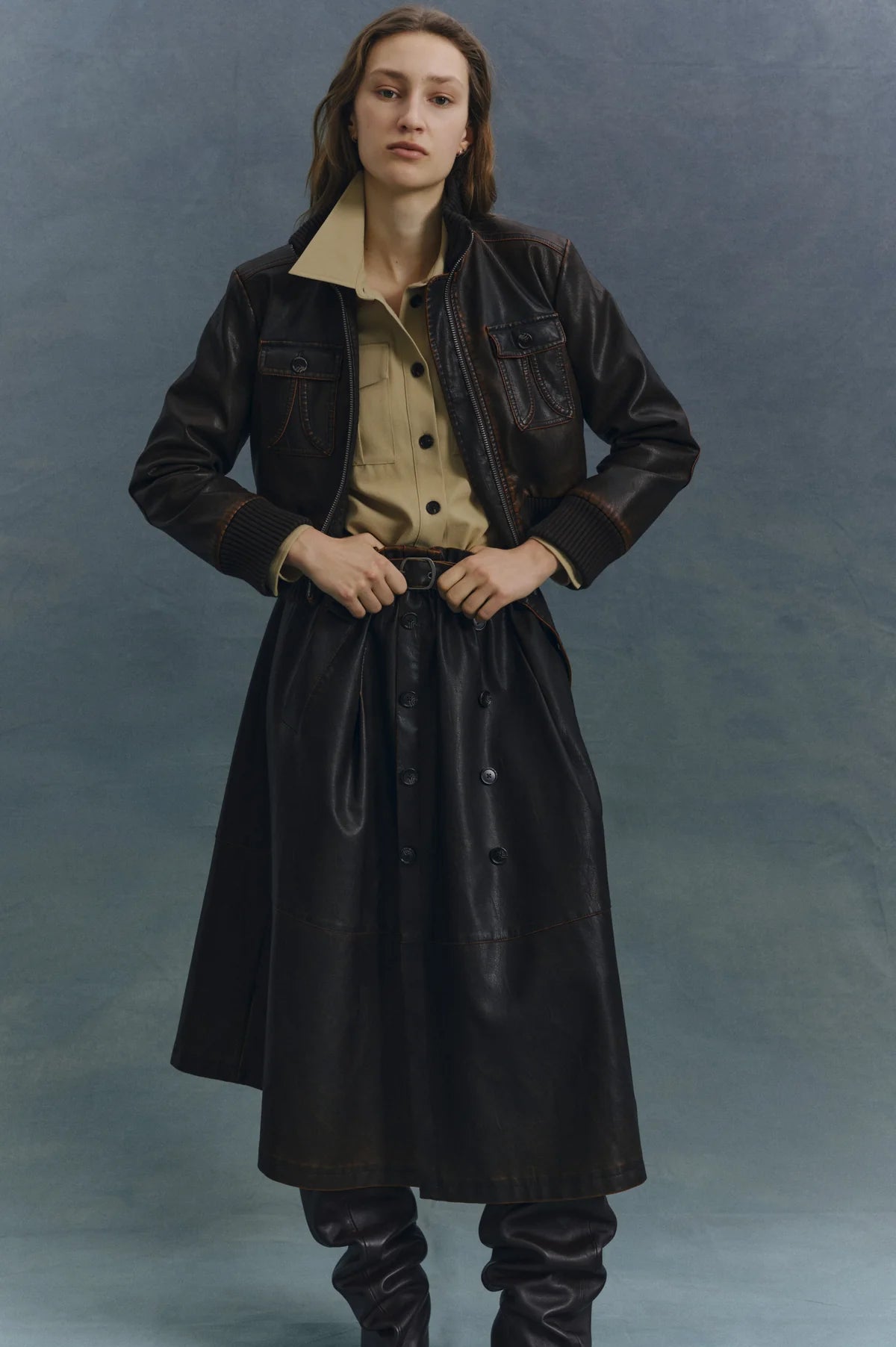 BAUM & PFERDGARTEN Skirt "Saimi" brown