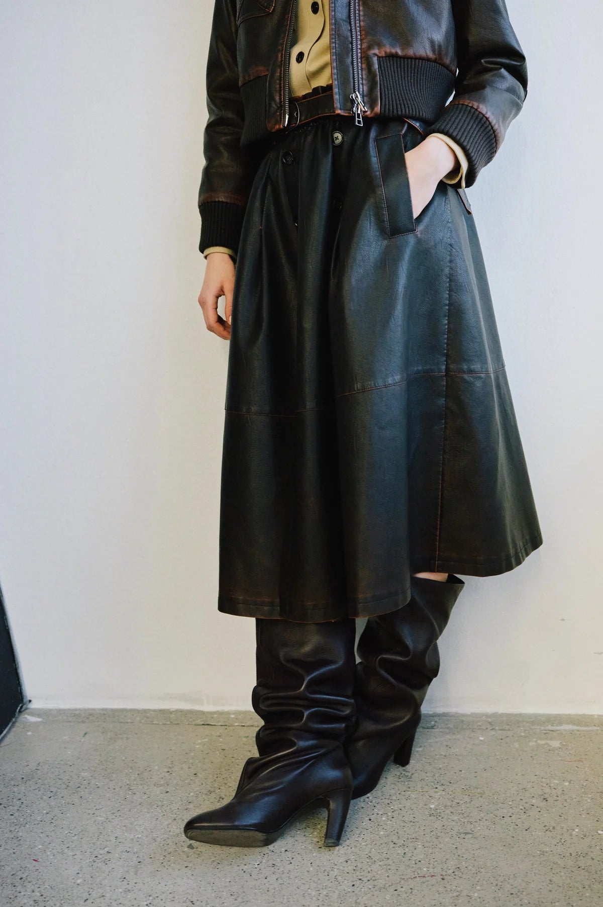 BAUM & PFERDGARTEN Skirt "Saimi" brown