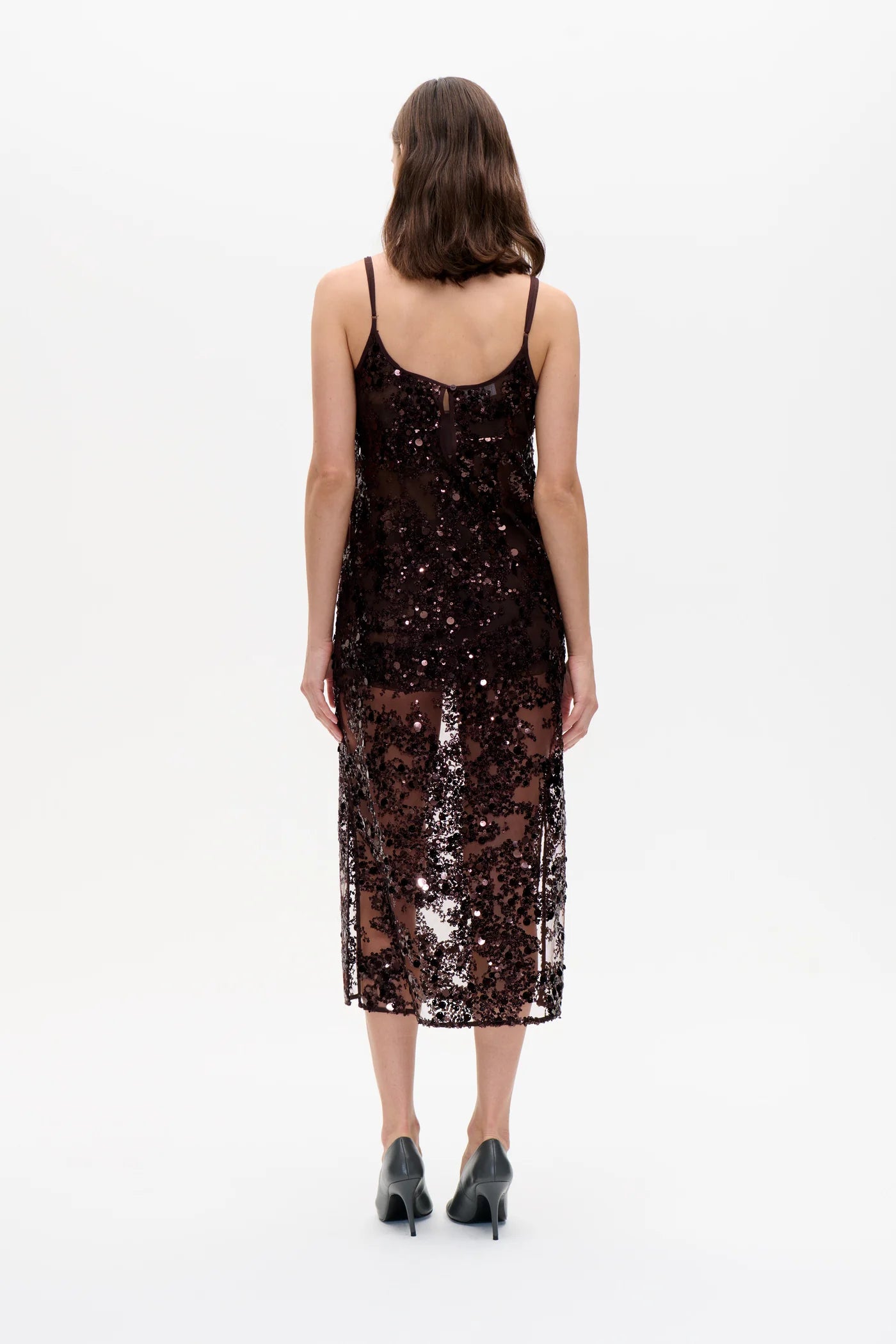 BAUM & PFERDGARTEN Dress "Avani" coffee bean brown
