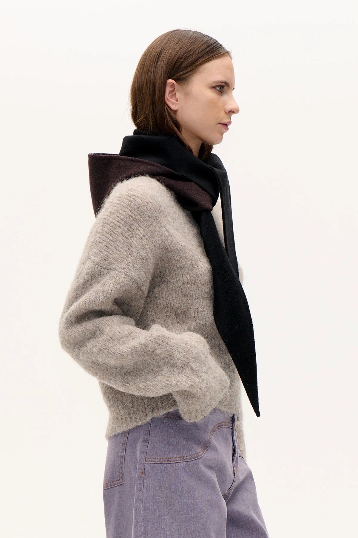 BAUM & PFERDGARTEN Scarf " Livy" molé brown
