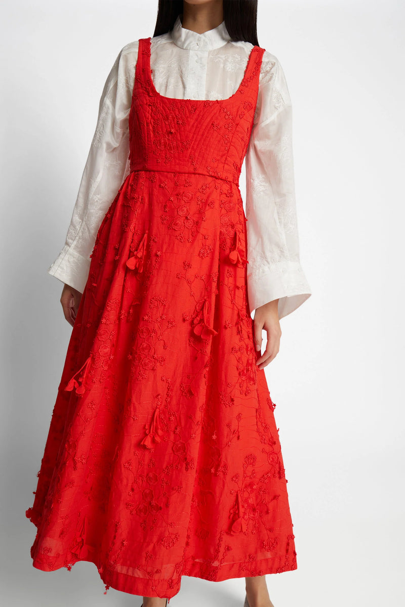 Munthe Dress "Fronia" red