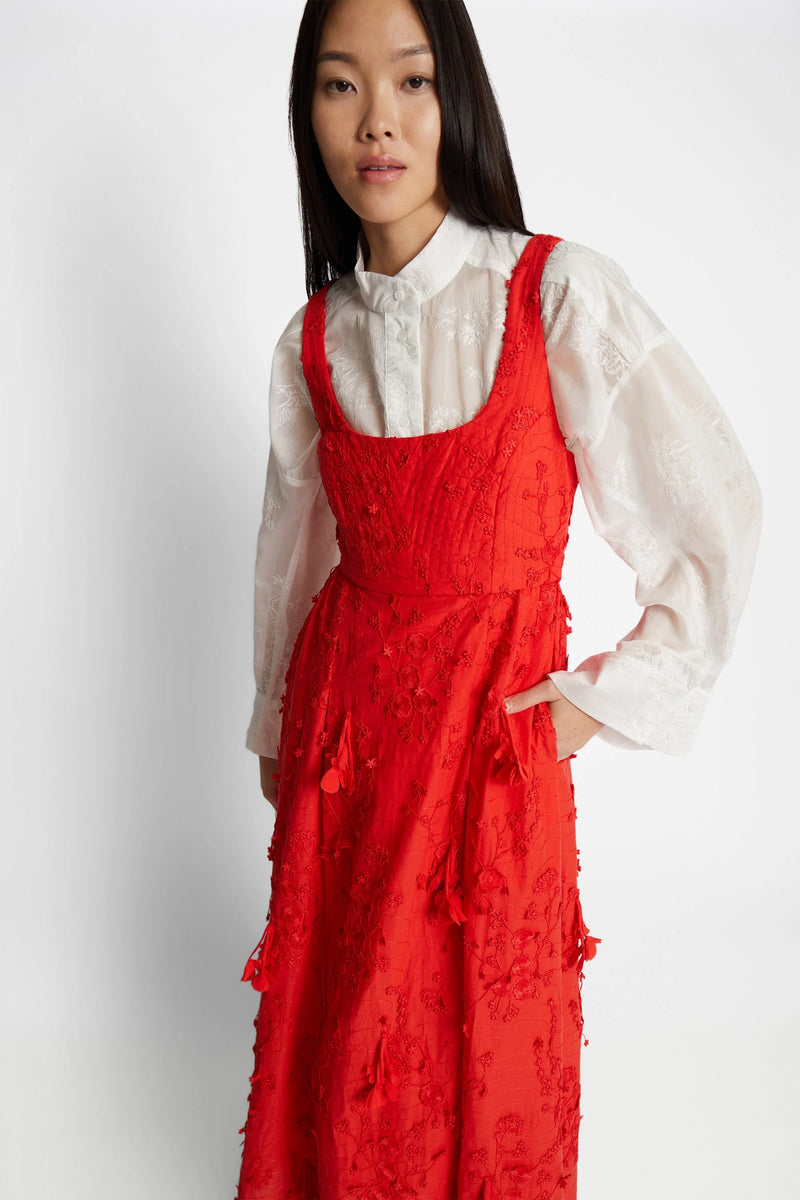 Munthe Dress "Fronia" red