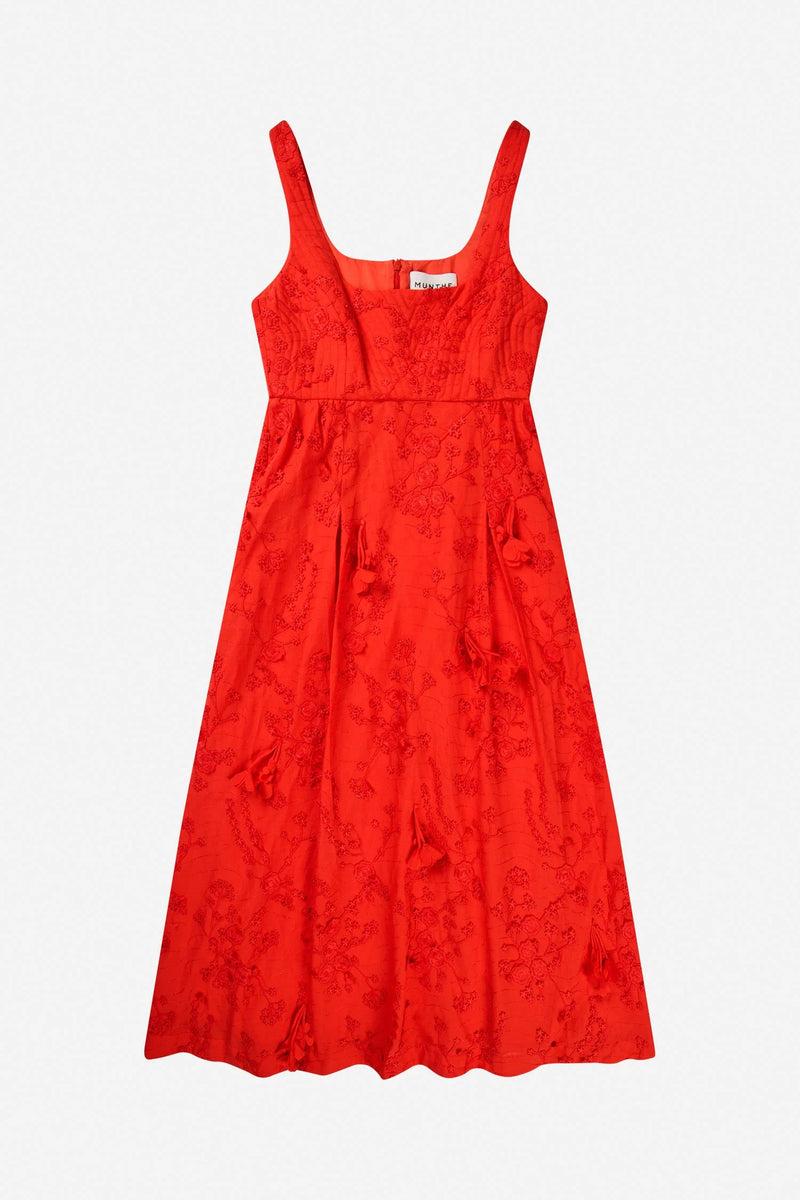 Munthe Dress "Fronia" red