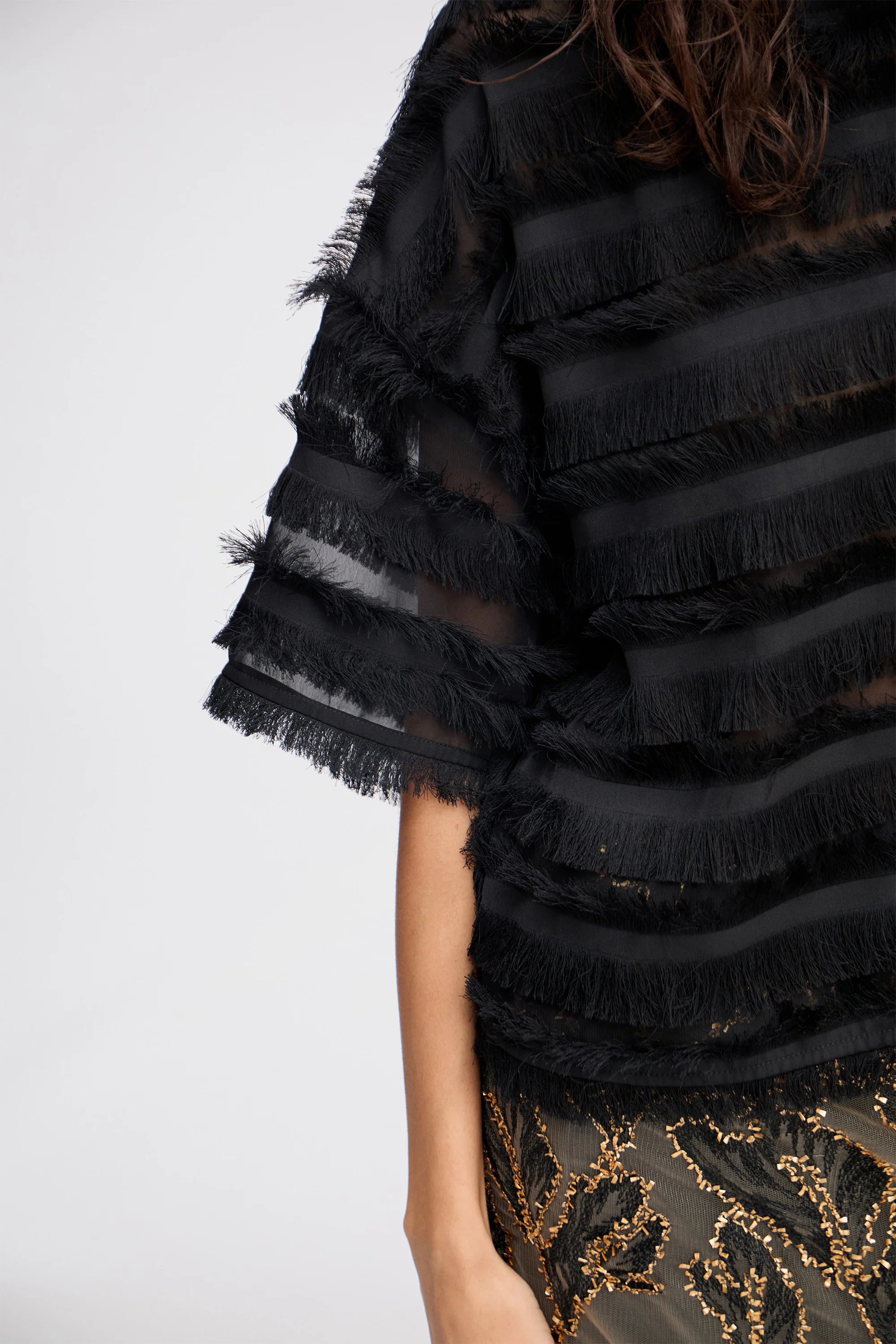 MUNTHE top "Lipona" black