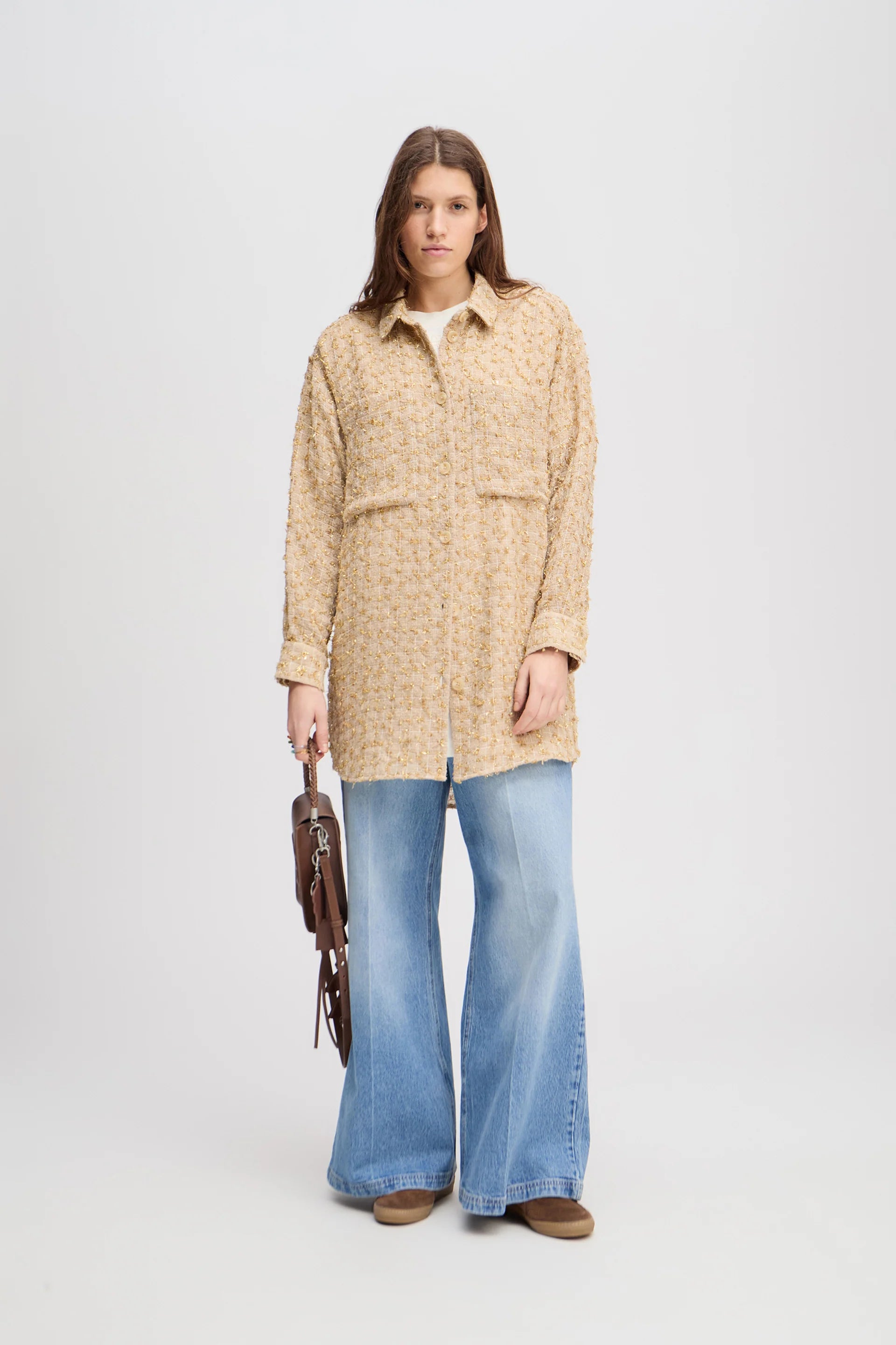 MUNTHE Shirt "Lucuma" gold