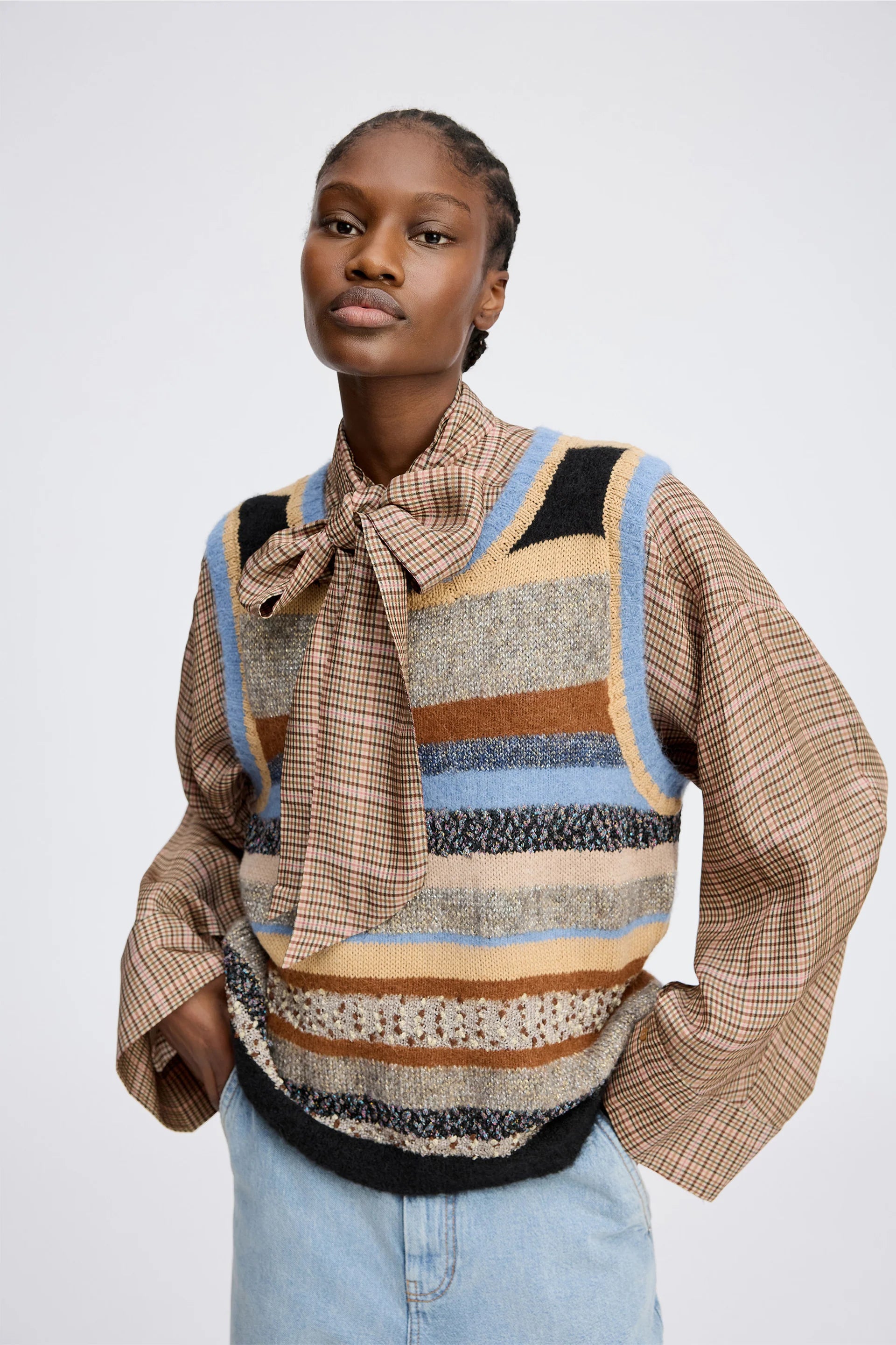 MUNTHE Vest "Lytti" multicolor
