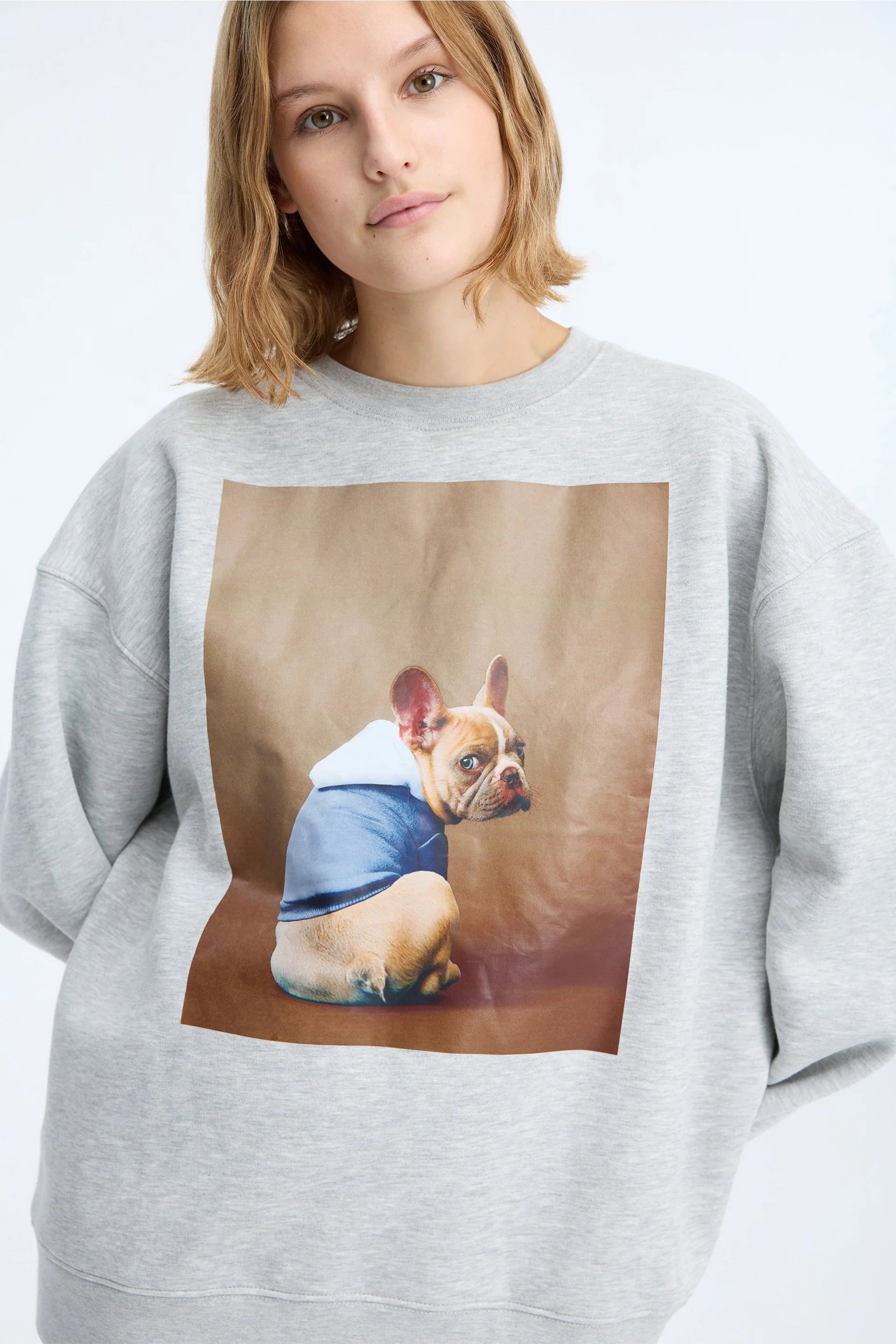 MUNTHE Sweater "Roula" light grey