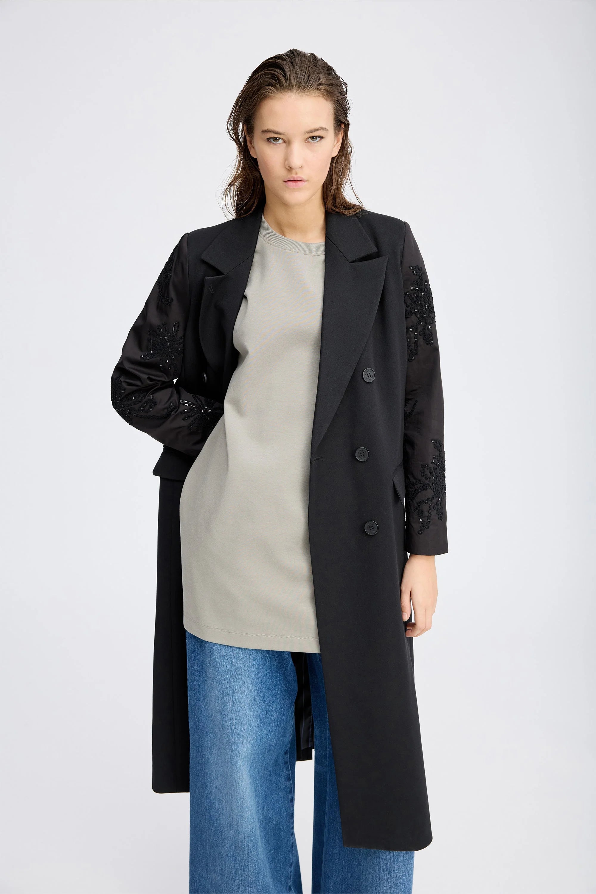 MUNTHE Dress "Rosie" grey