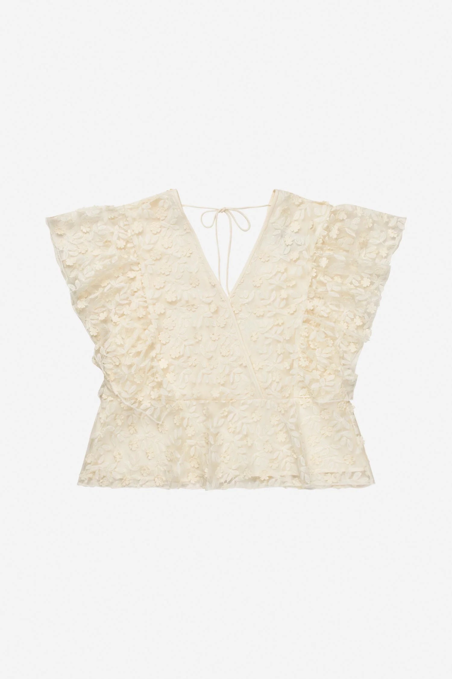 MUNTHE Top "Blaine" ivory