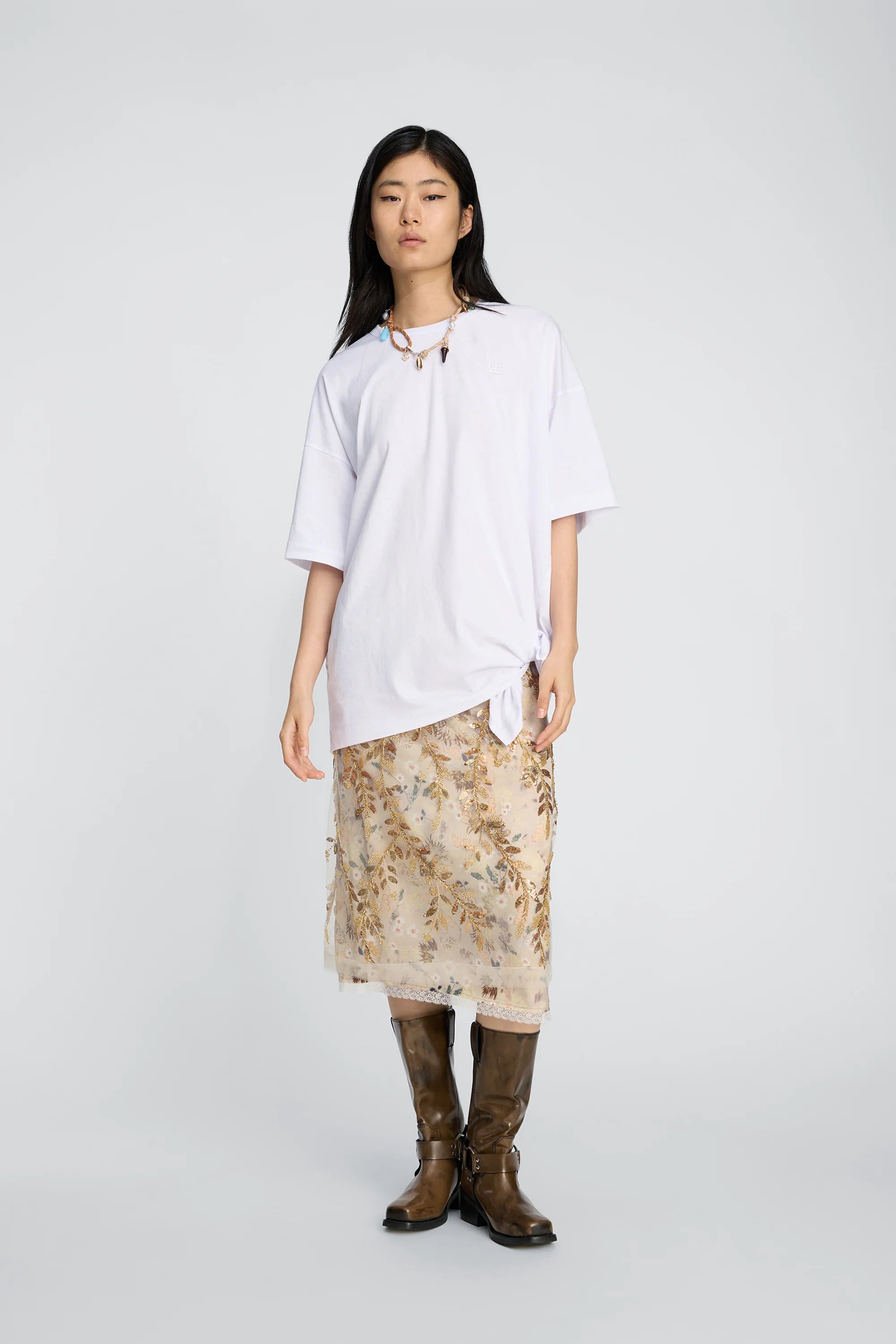 MUNTHE T-Shirt "Lanster" white