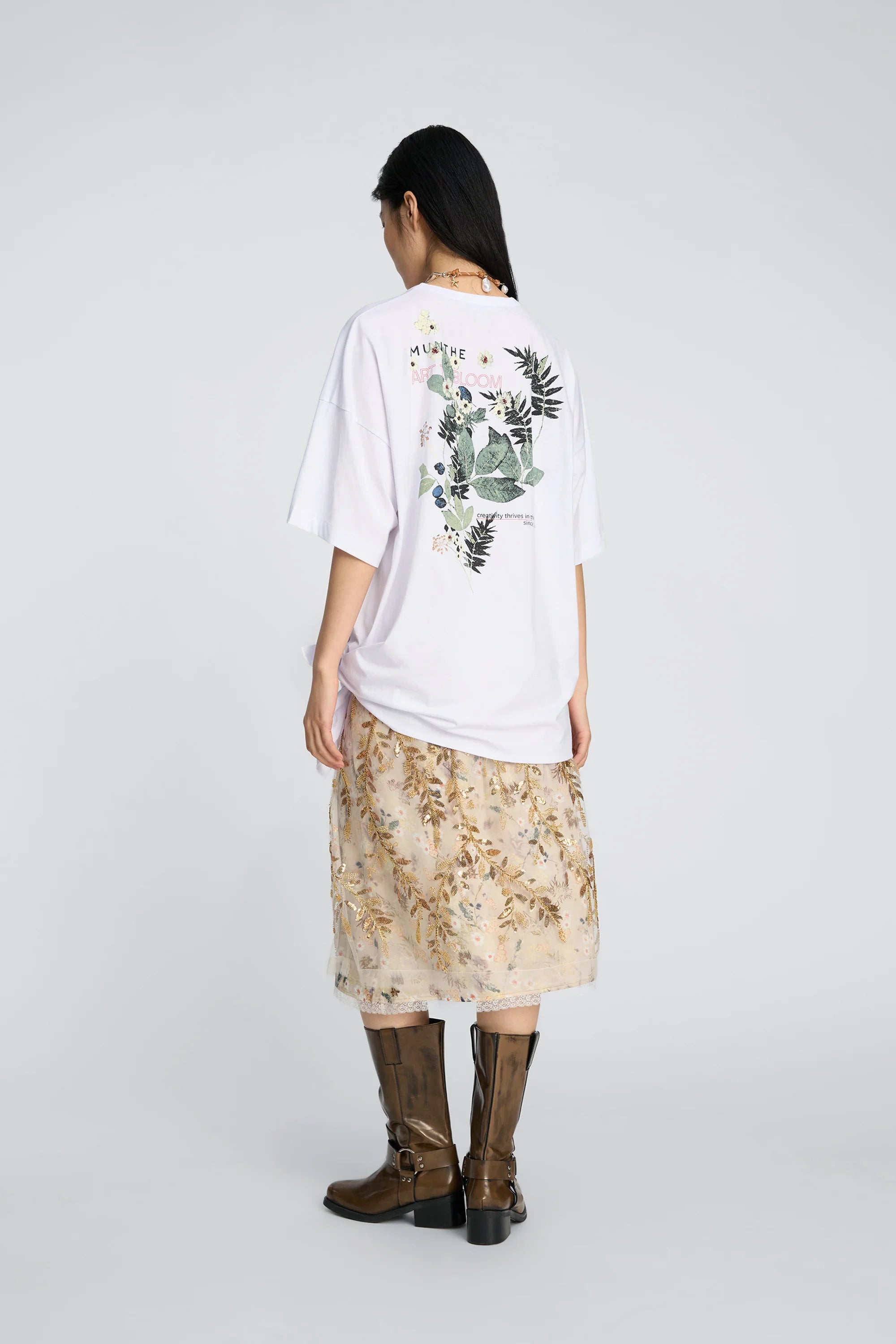 MUNTHE T-Shirt "Lanster" white