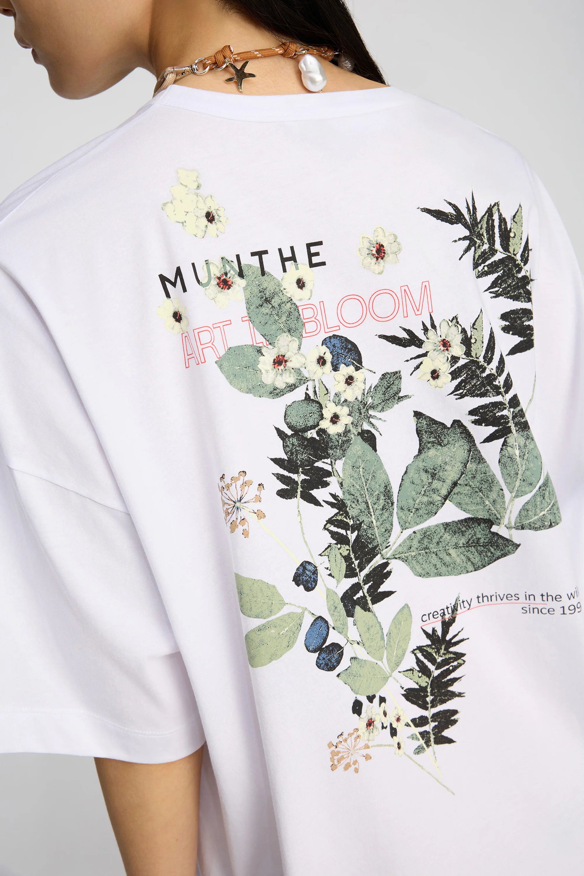 MUNTHE T-Shirt "Lanster" white