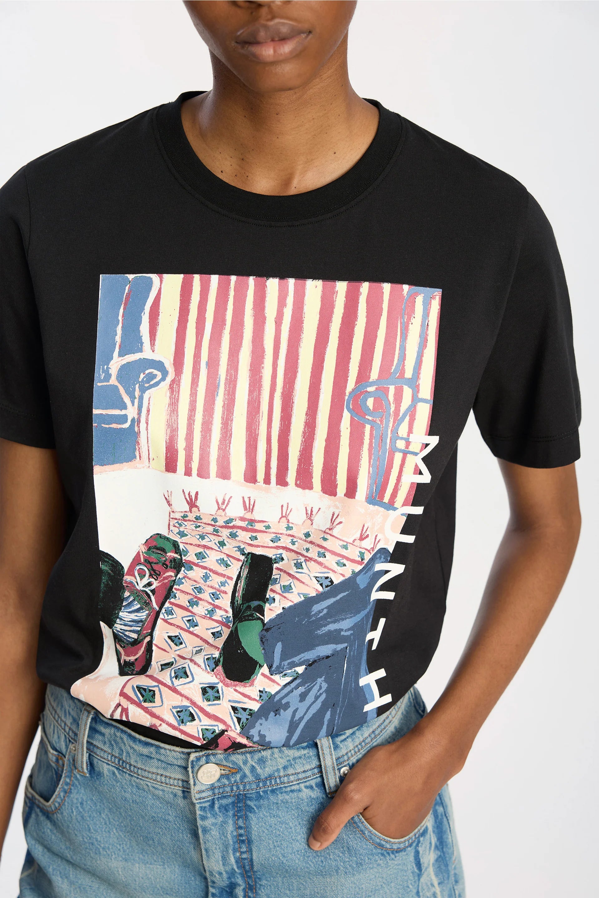 MUNTHE T-Shirt "Ballon" black