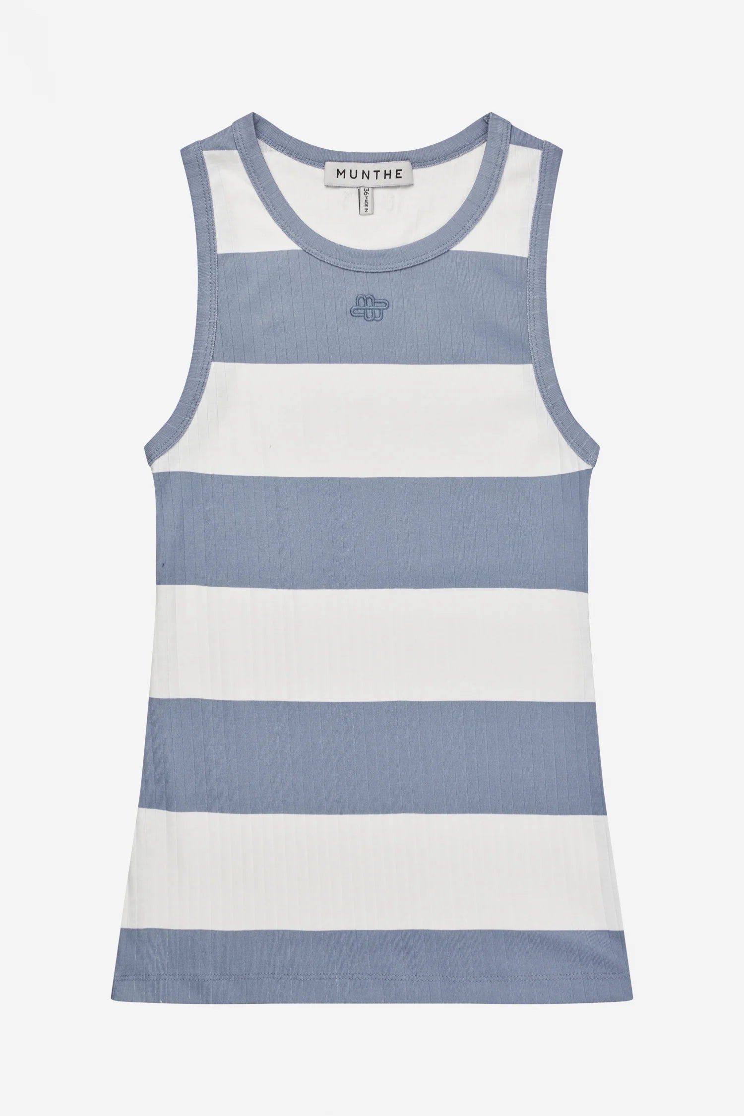 MUNTHE Tanktop "Tezza" stripe blue
