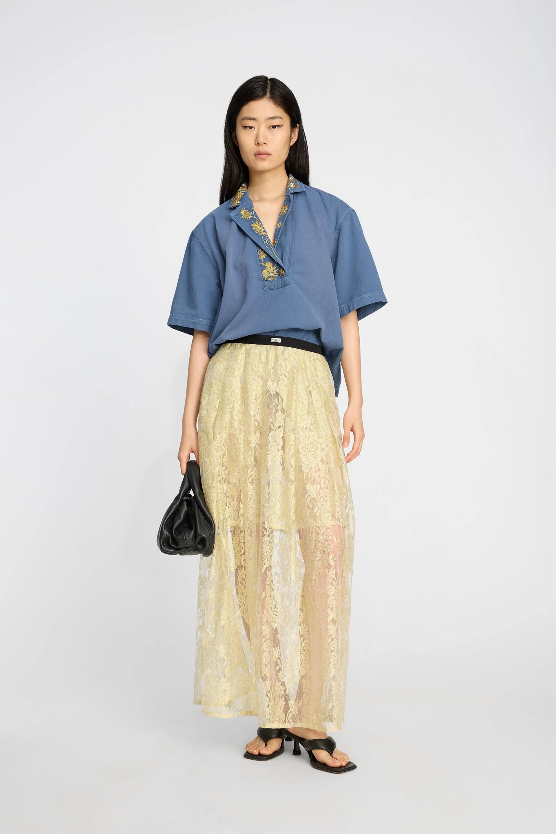 MUNTHE Skirt "Beverly" gold