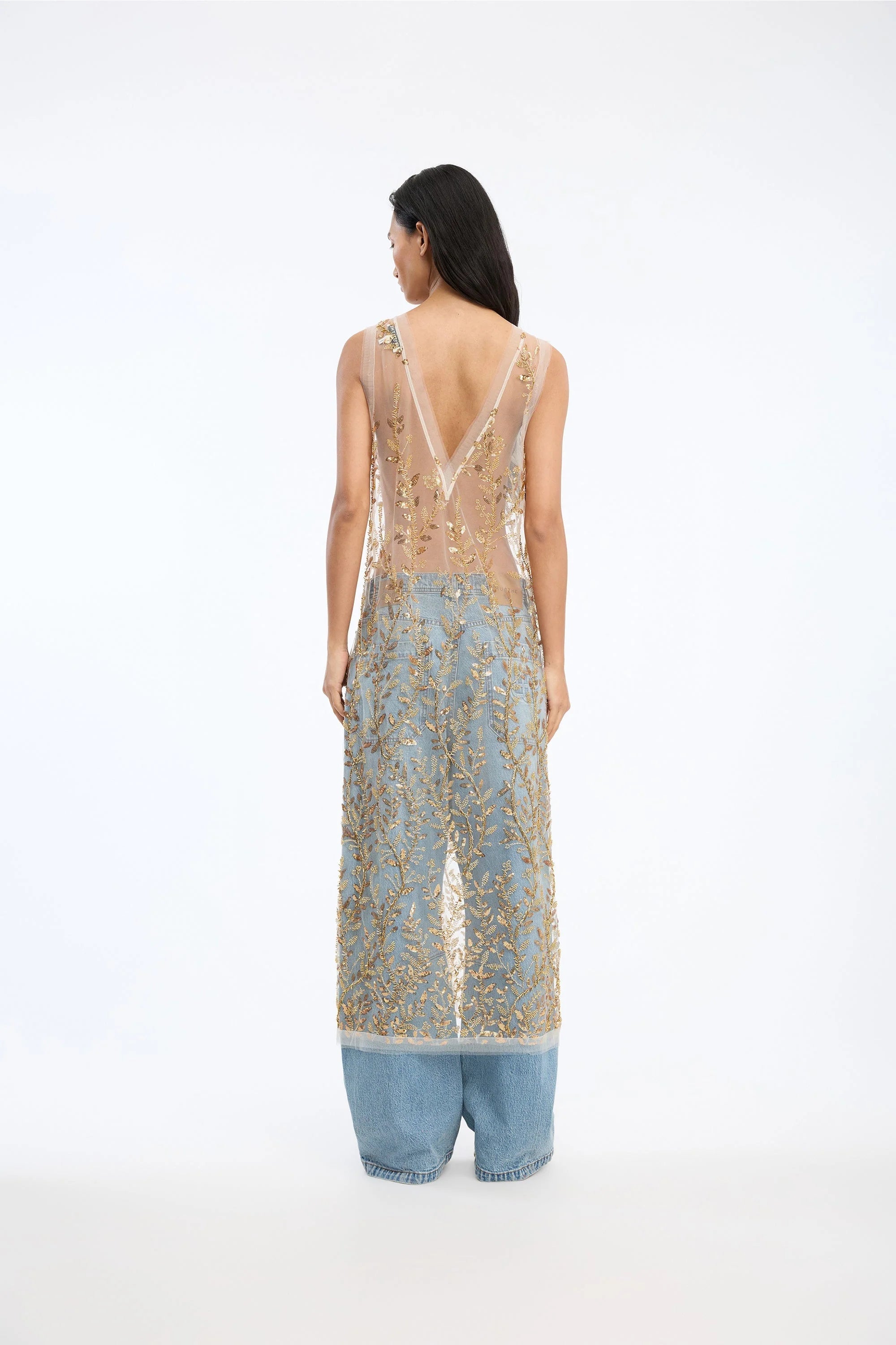 MUNTHE Dress "Barika" gold