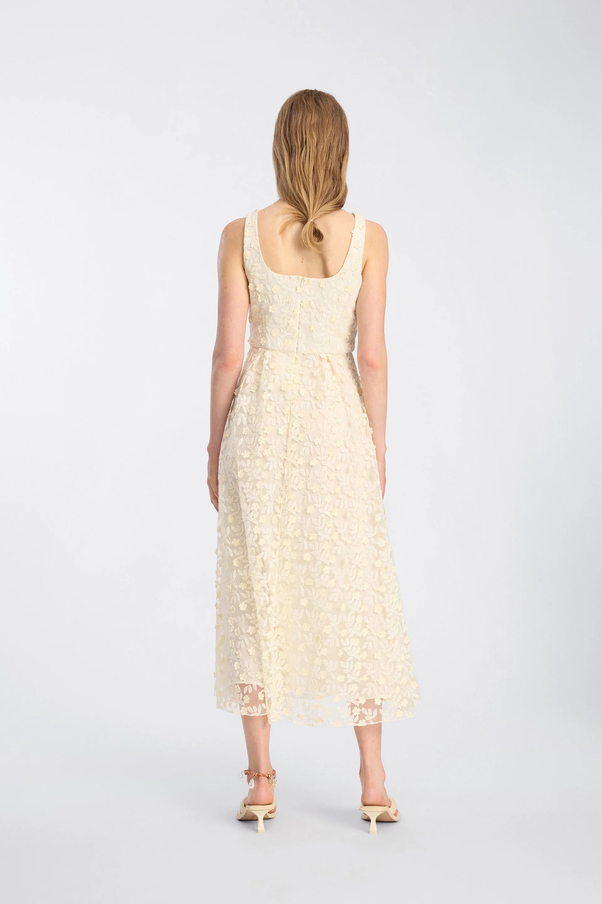 MUNTHE Dress "Bronia" ivory