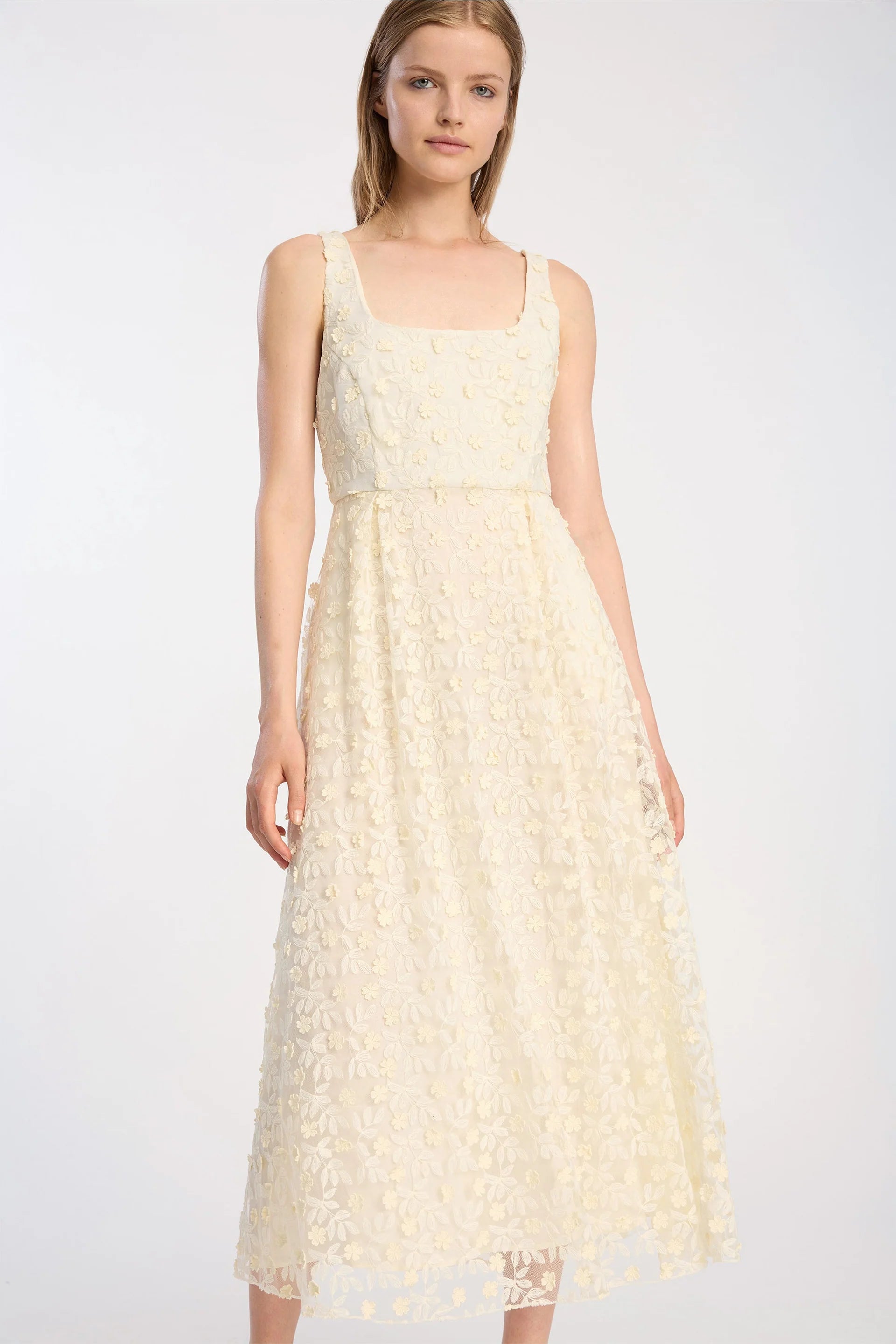 MUNTHE Dress "Bronia" ivory