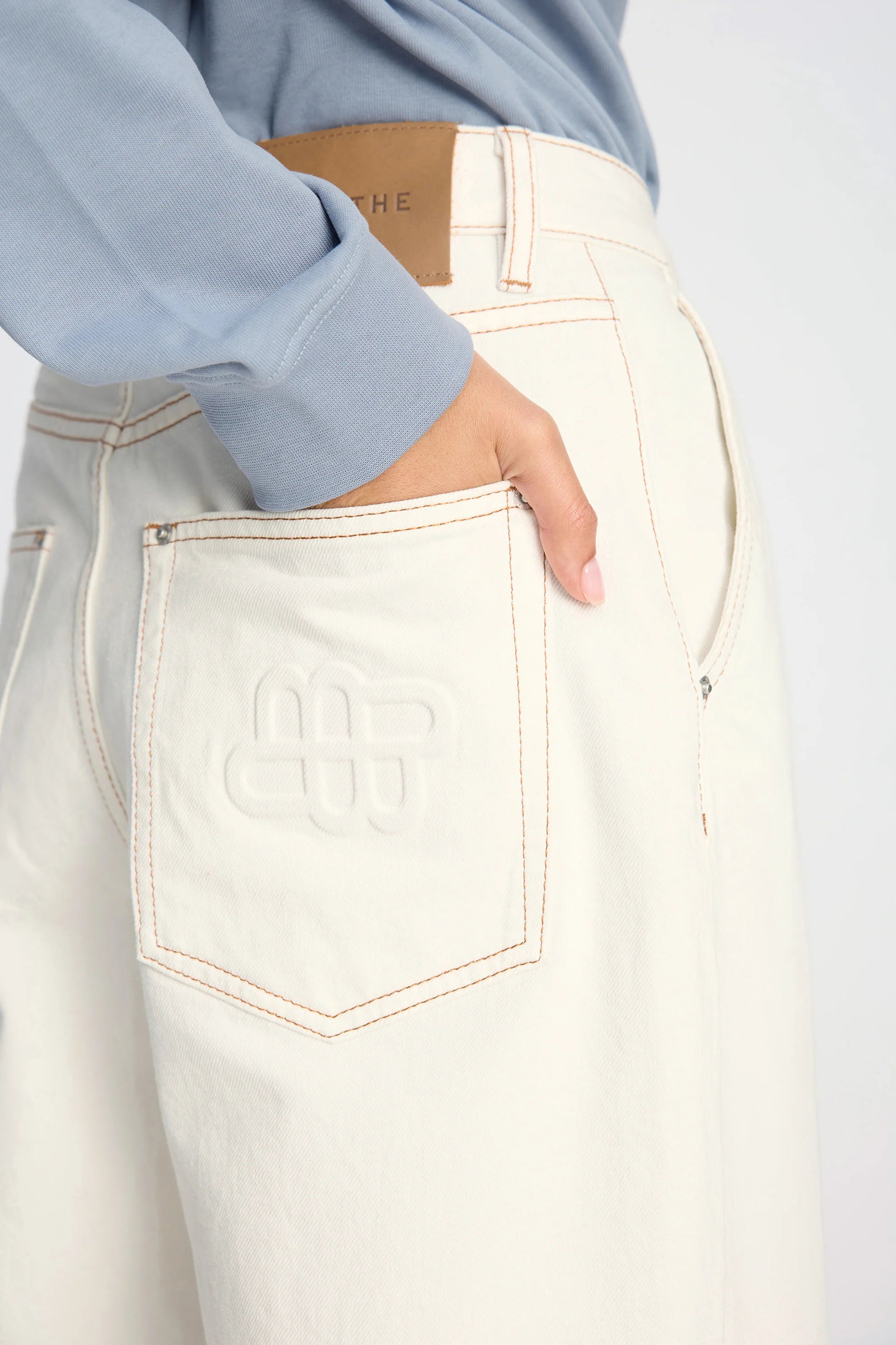 MUNTHE Jeans "Becube" ivory