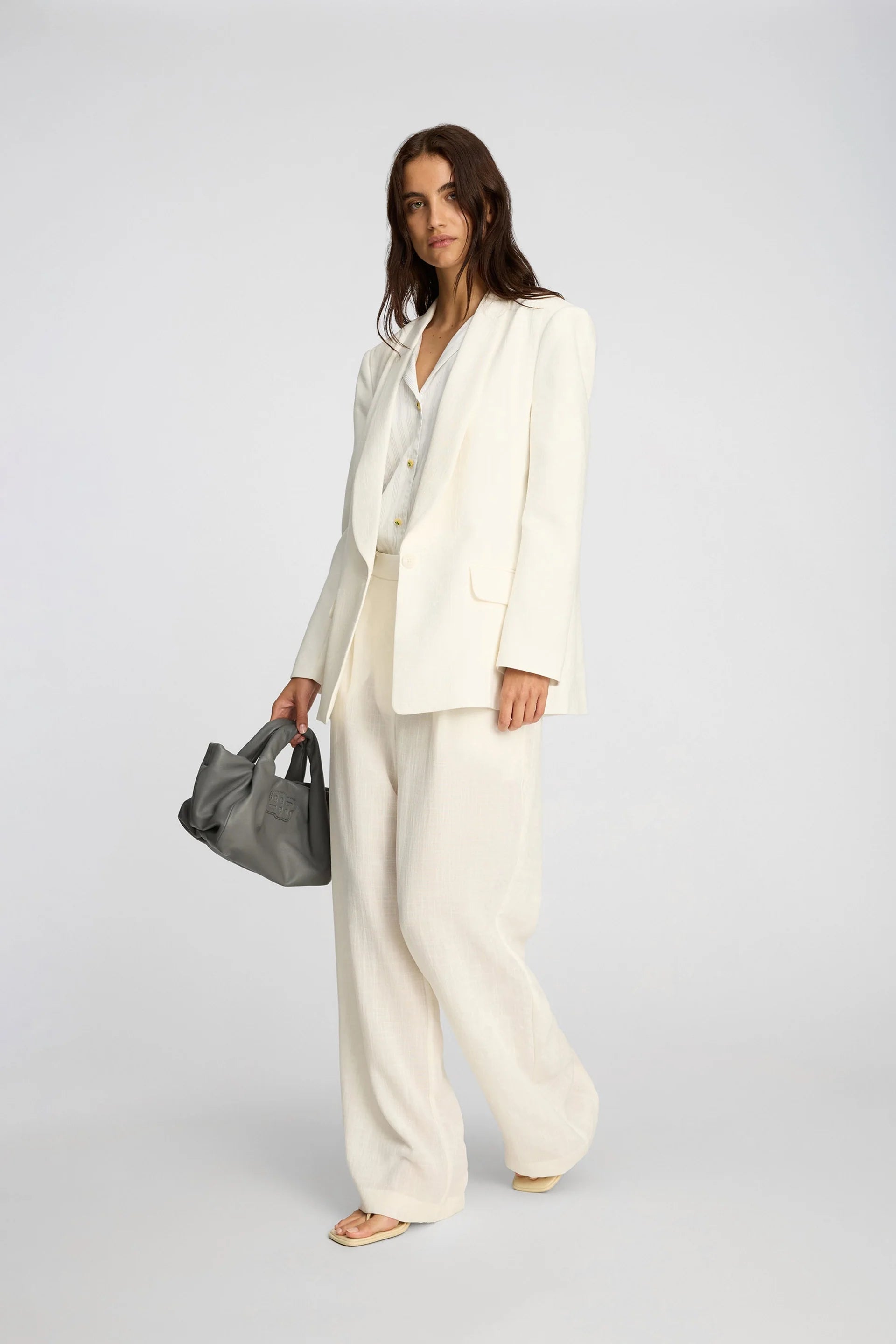 MUNTHE Pants "Kosmila" ivory