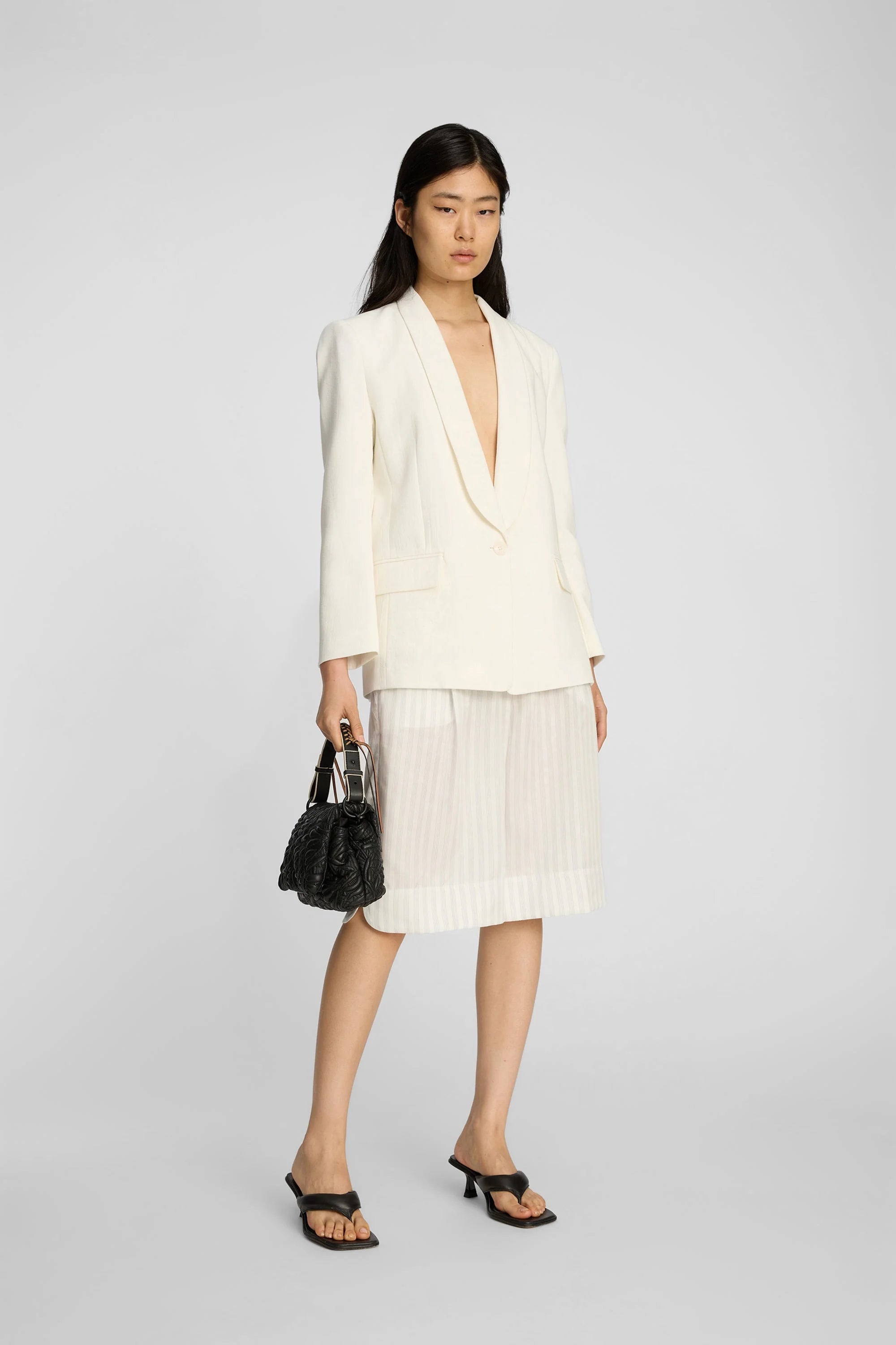 MUNTHE Blazer "Kliomi" ivory