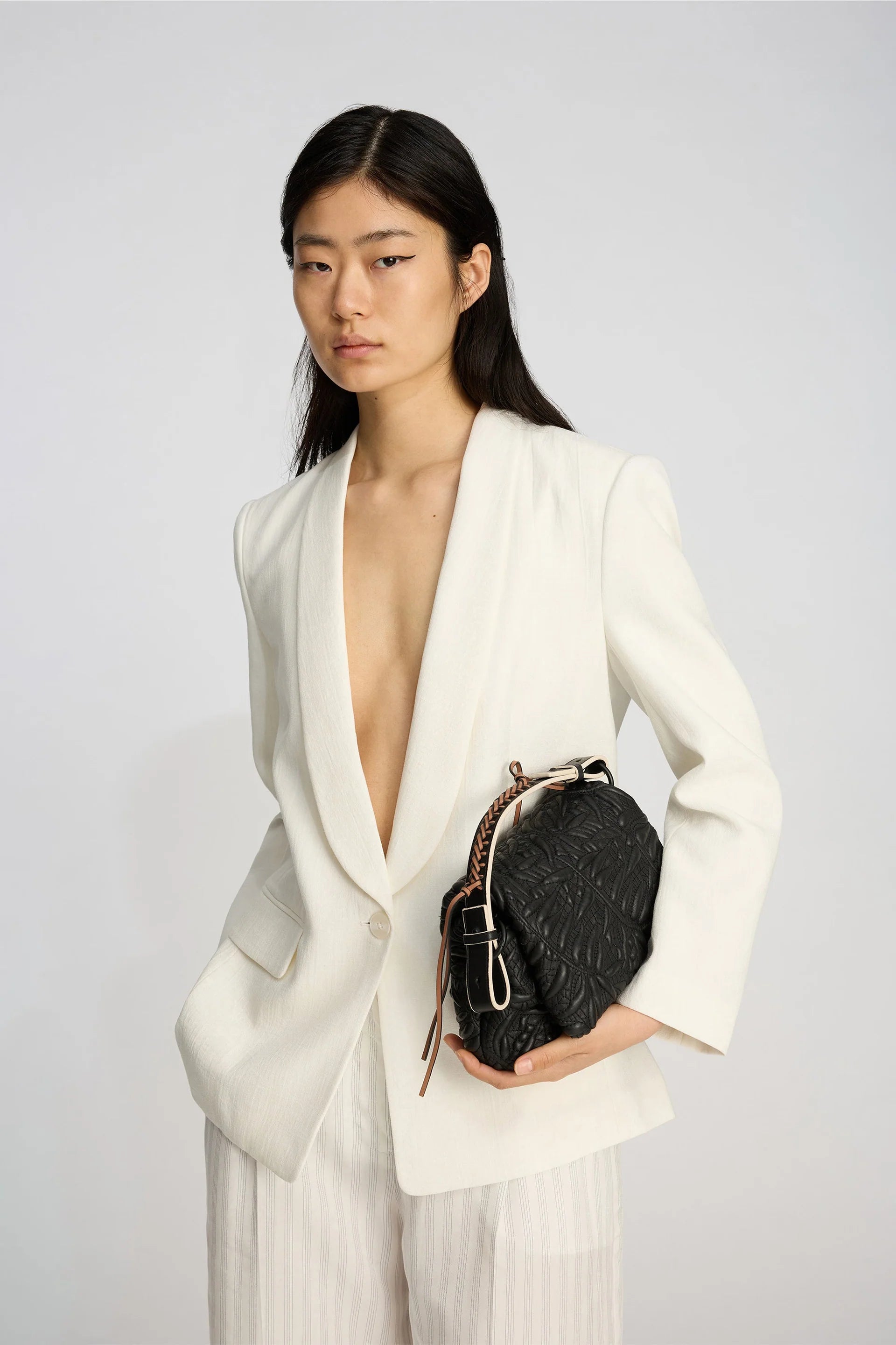 MUNTHE Blazer "Kliomi" ivory