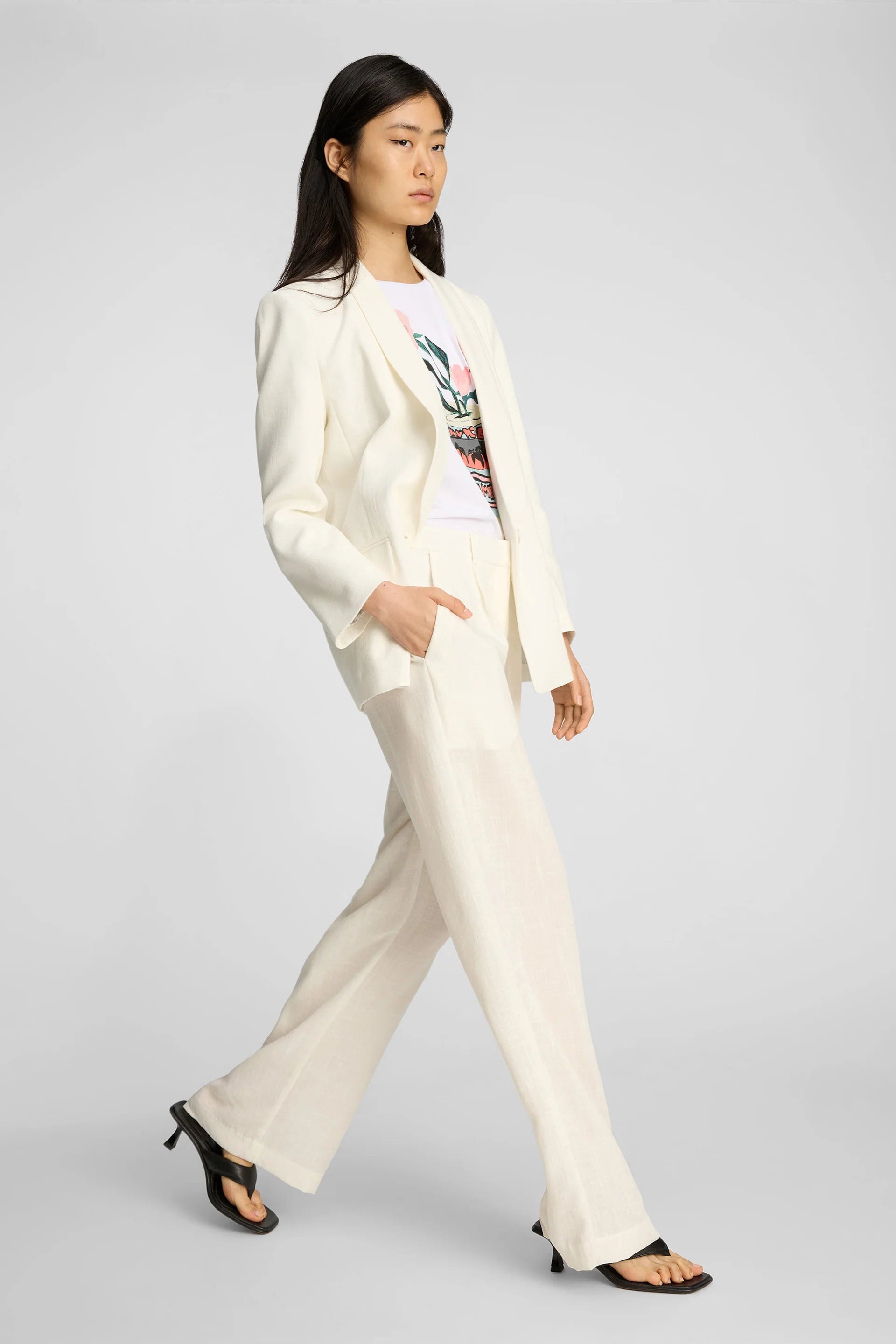 MUNTHE Blazer "Kliomi" ivory