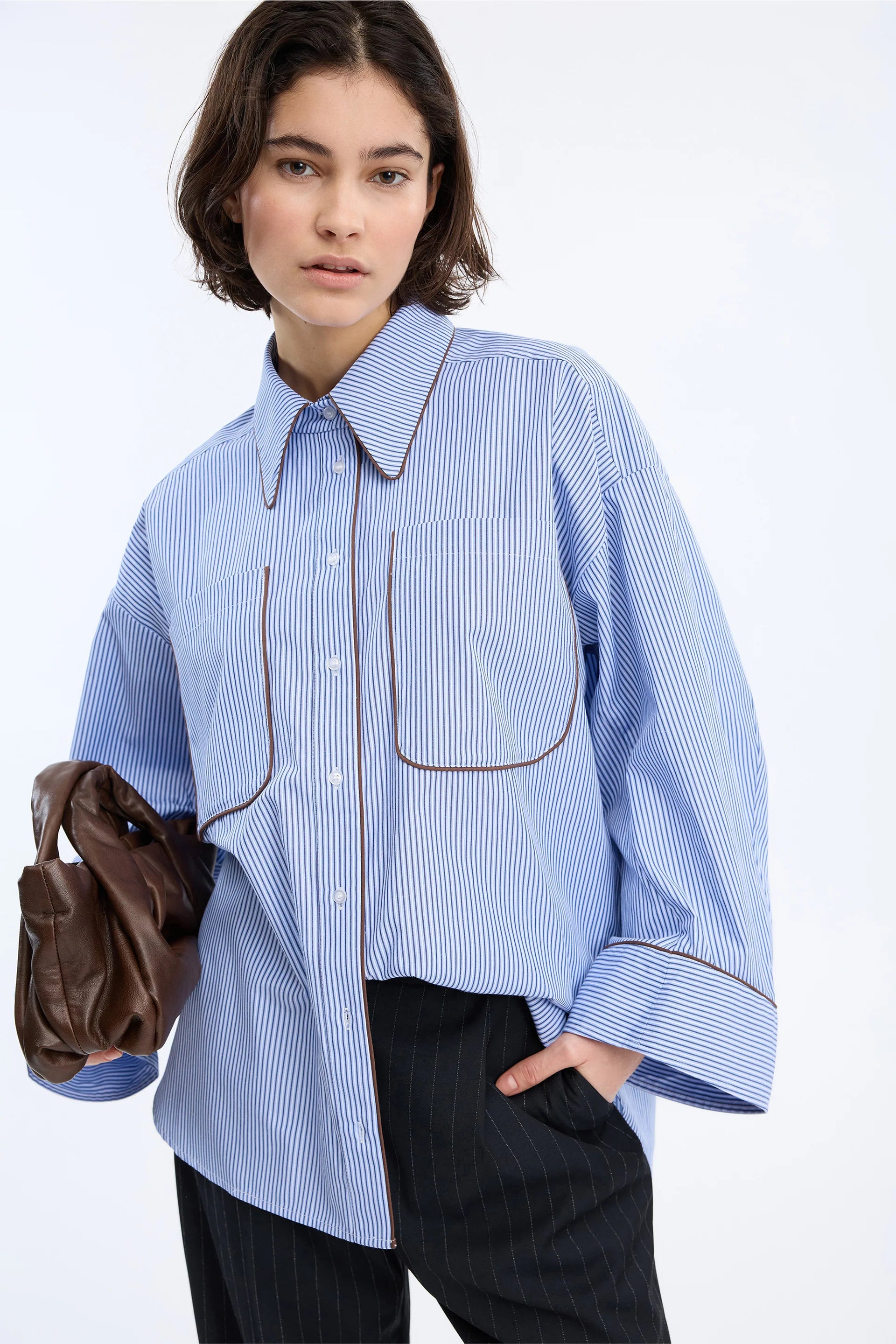 MUNTHE Shirt "Voyage" blue