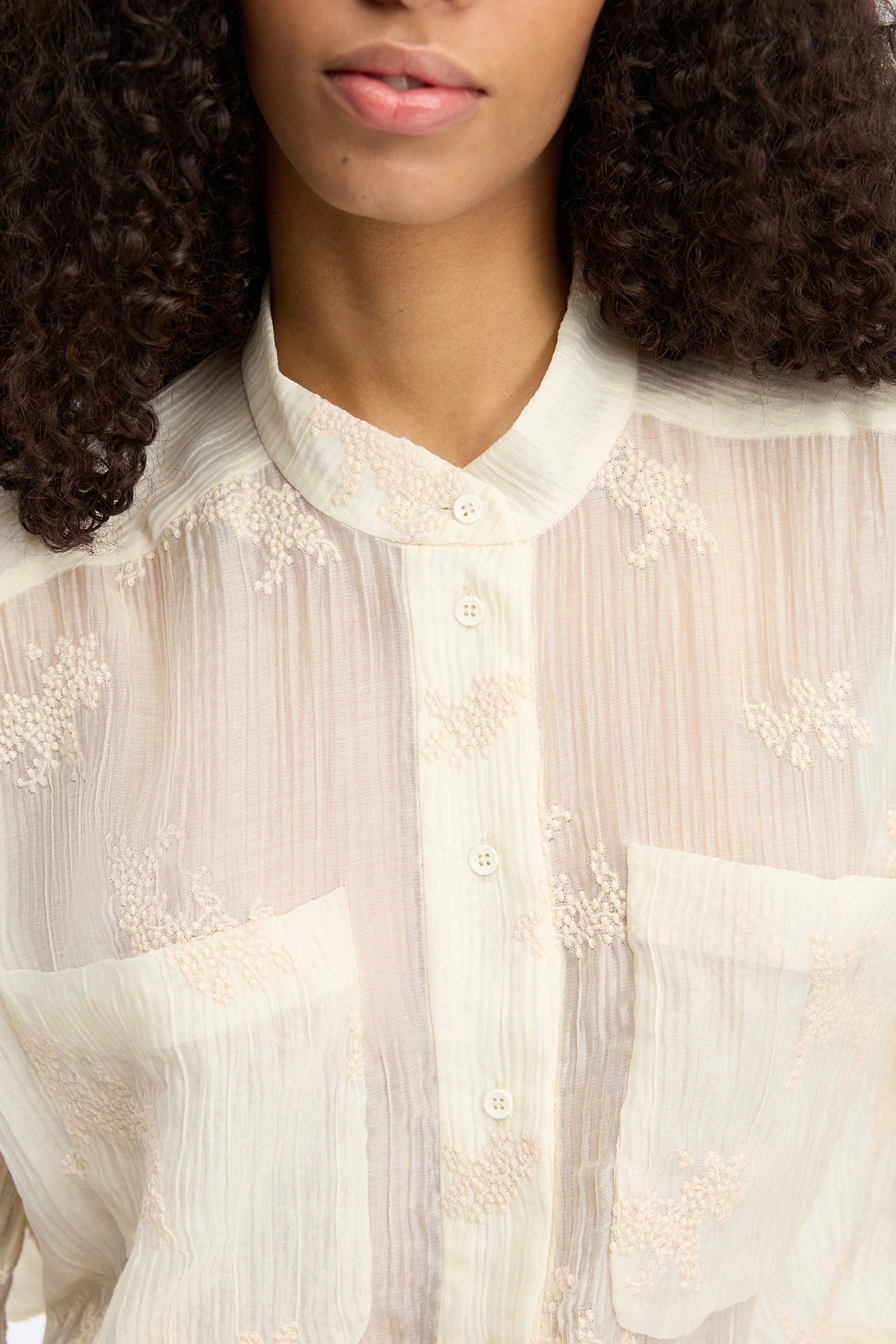 MUNTHE Shirt "Fortunato" creme
