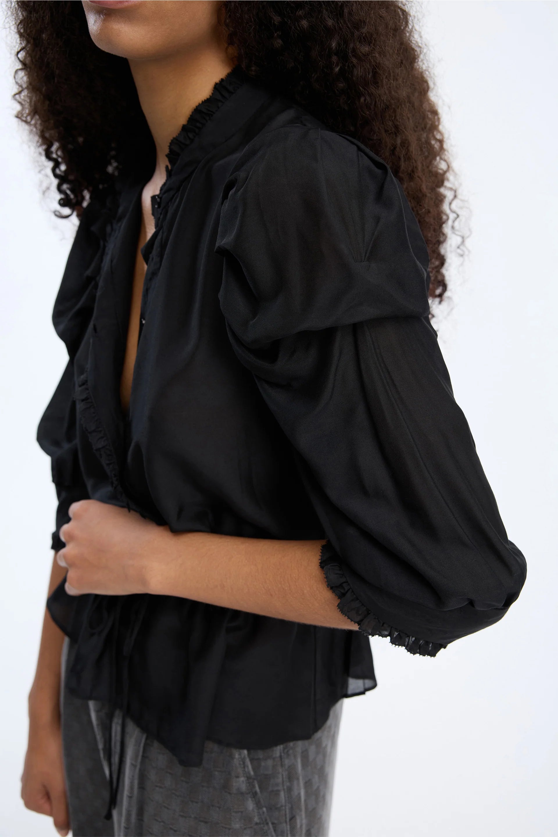 MUNTHE Blouse "Vastu" black