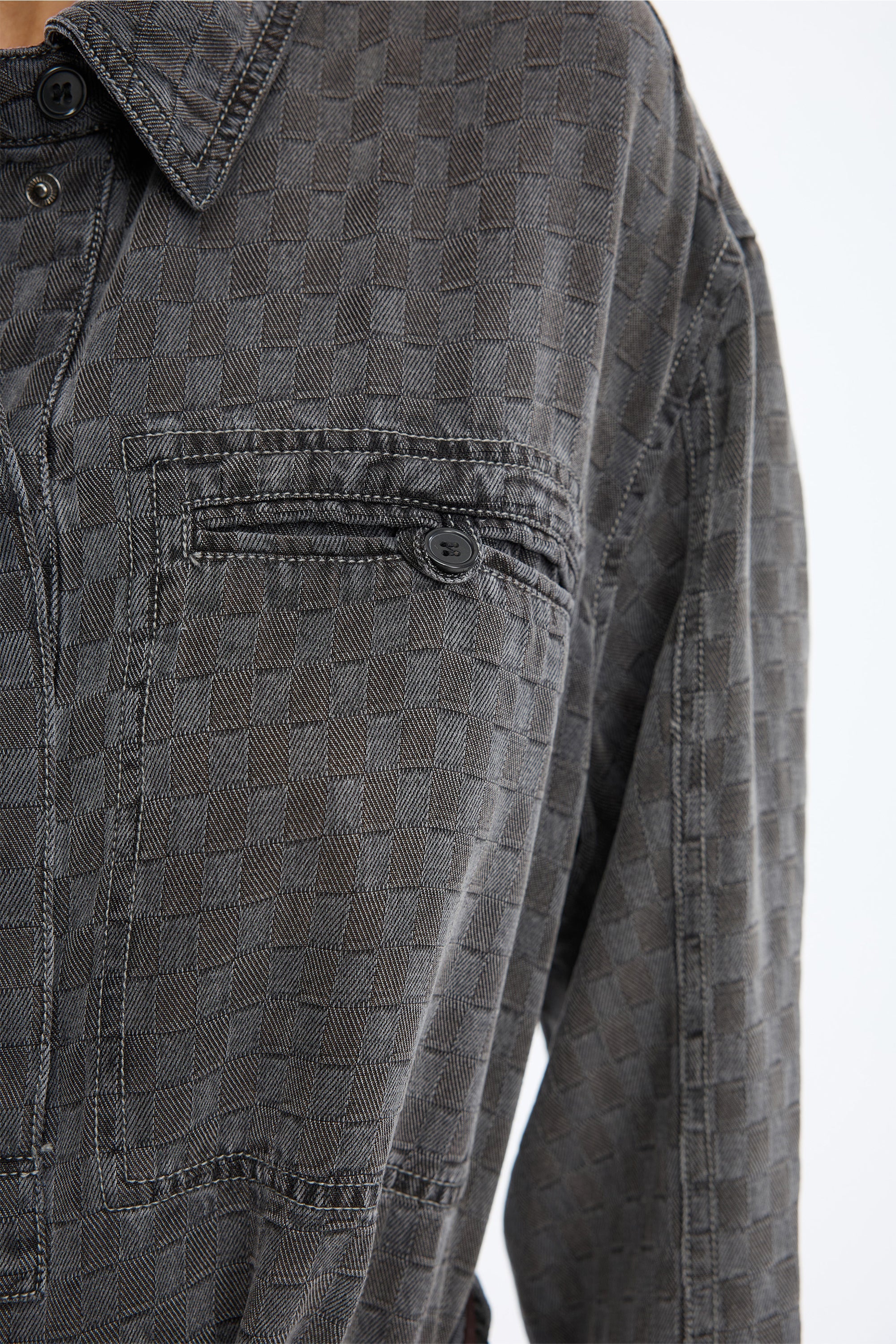 MUNTHE Shirt "Ruxa" charcoal