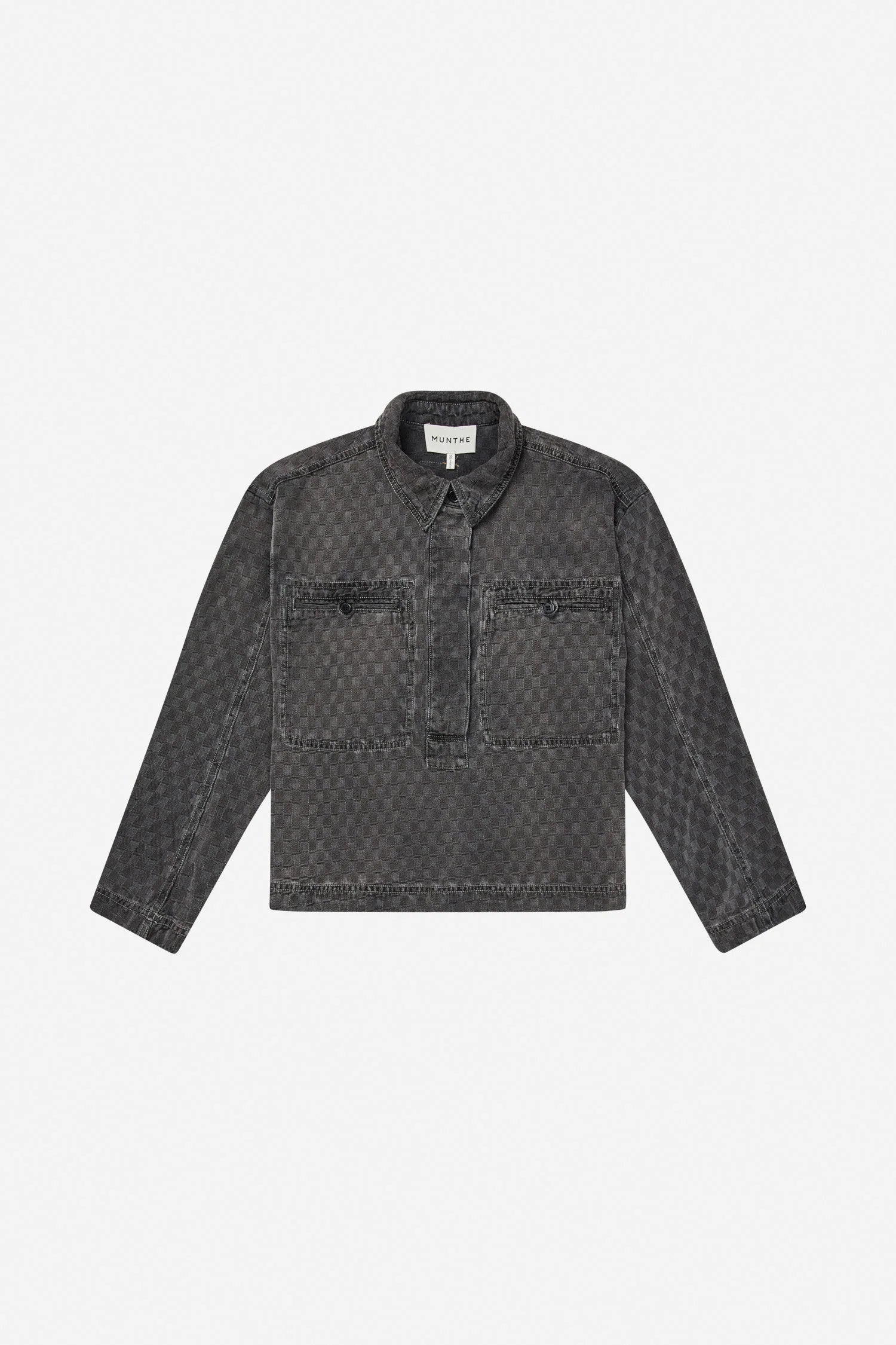 MUNTHE Shirt "Ruxa" charcoal