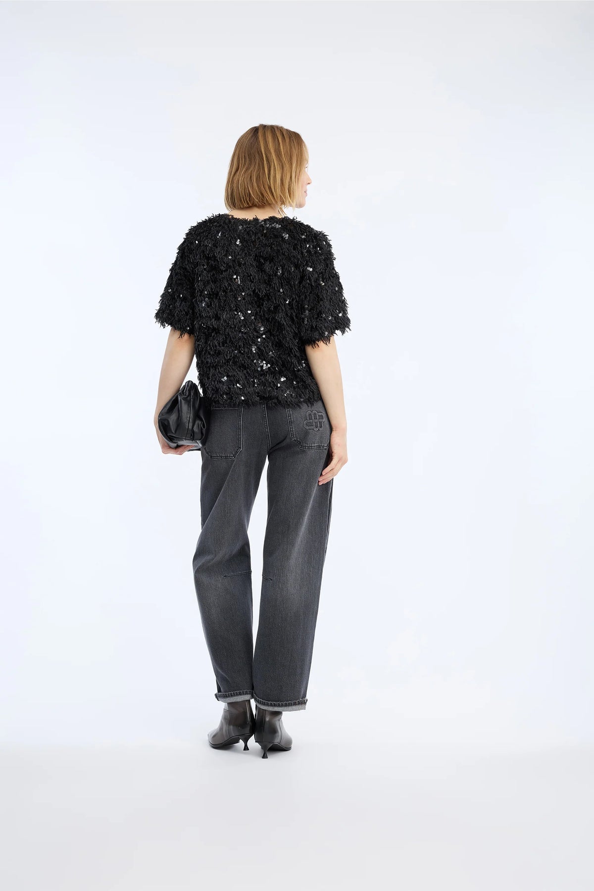 MUNTHE Top "Valence" black