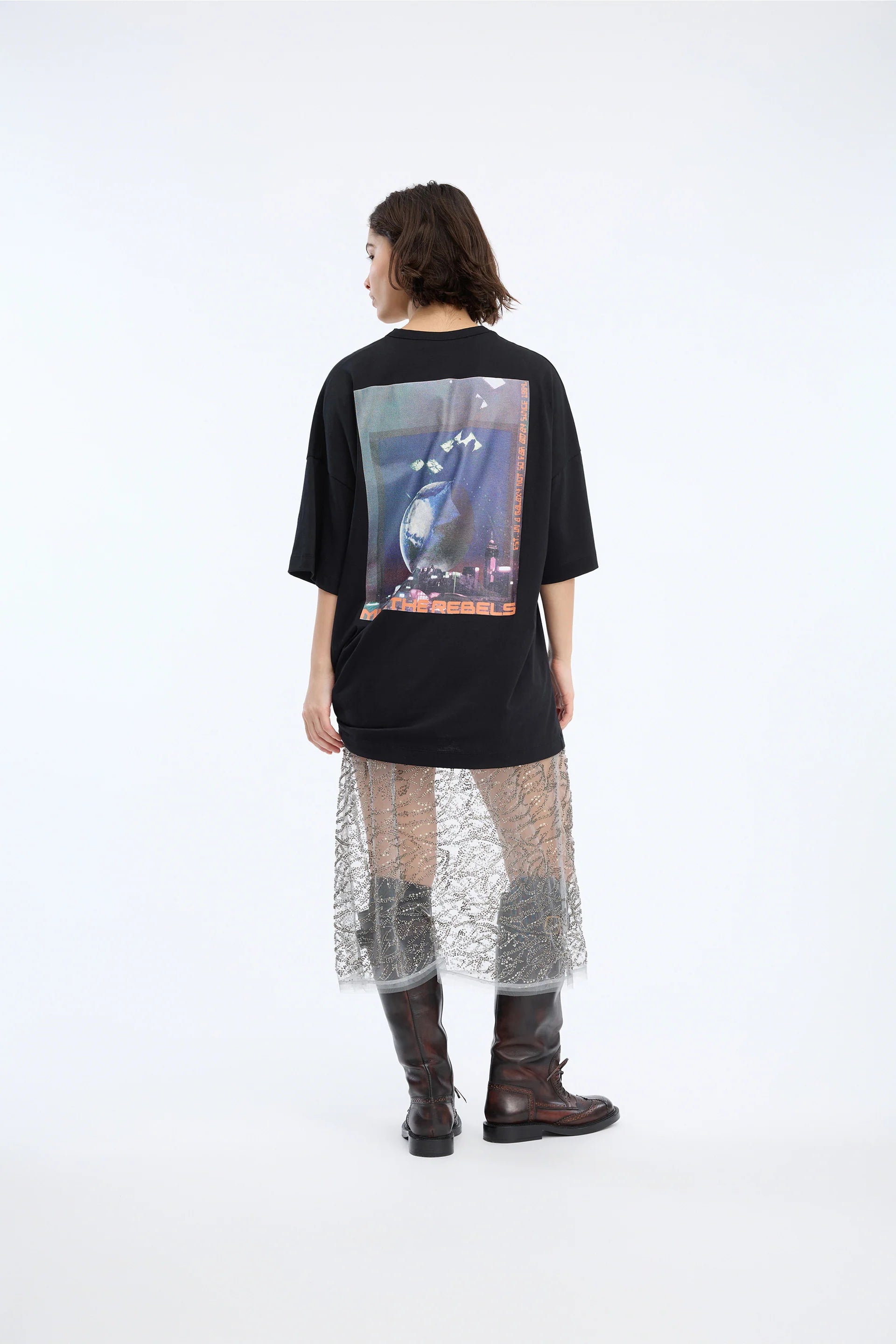 MUNTHE T-Shirt "Lanster" black