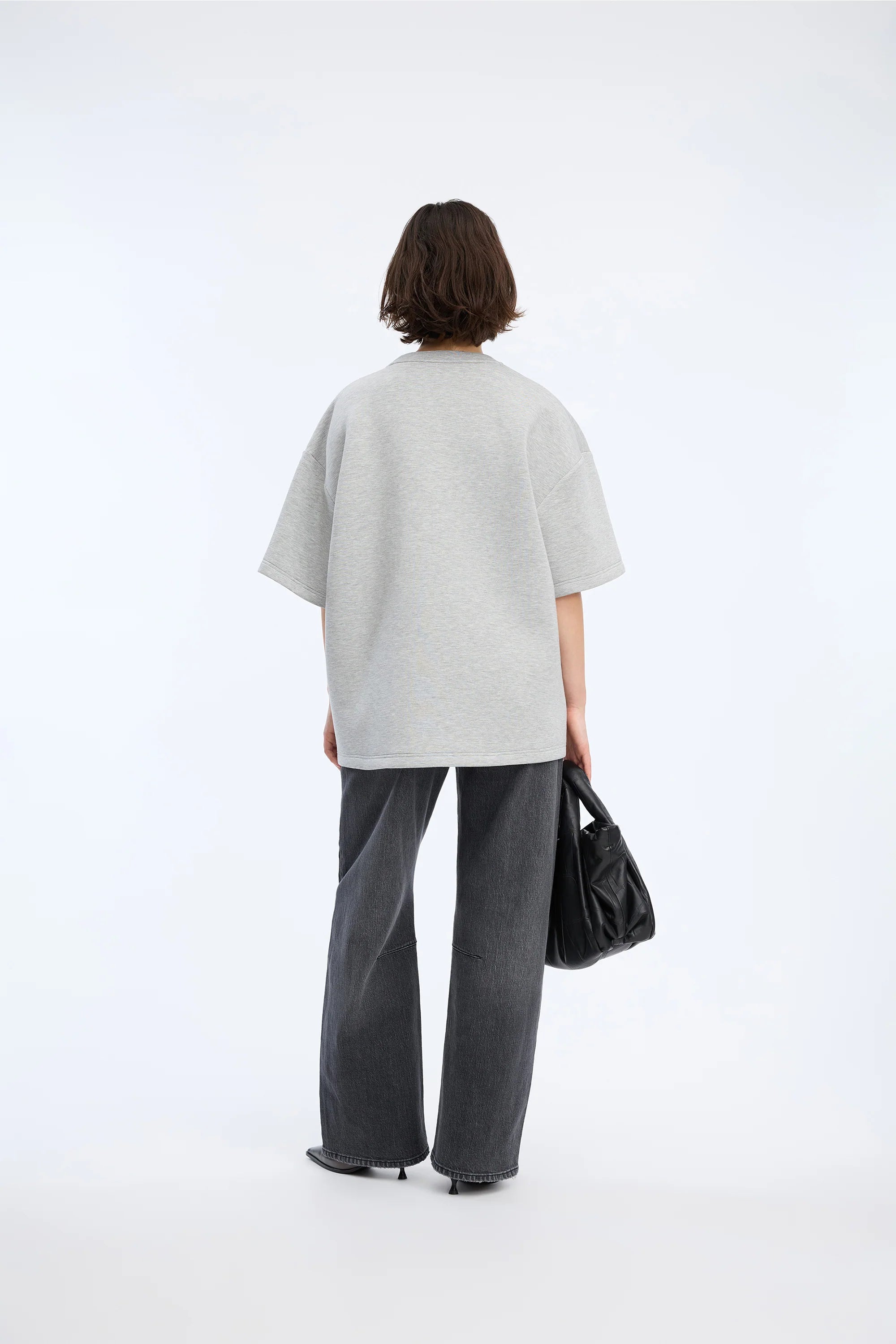 MUNTHE T-Shirt "Vaploi" light grey