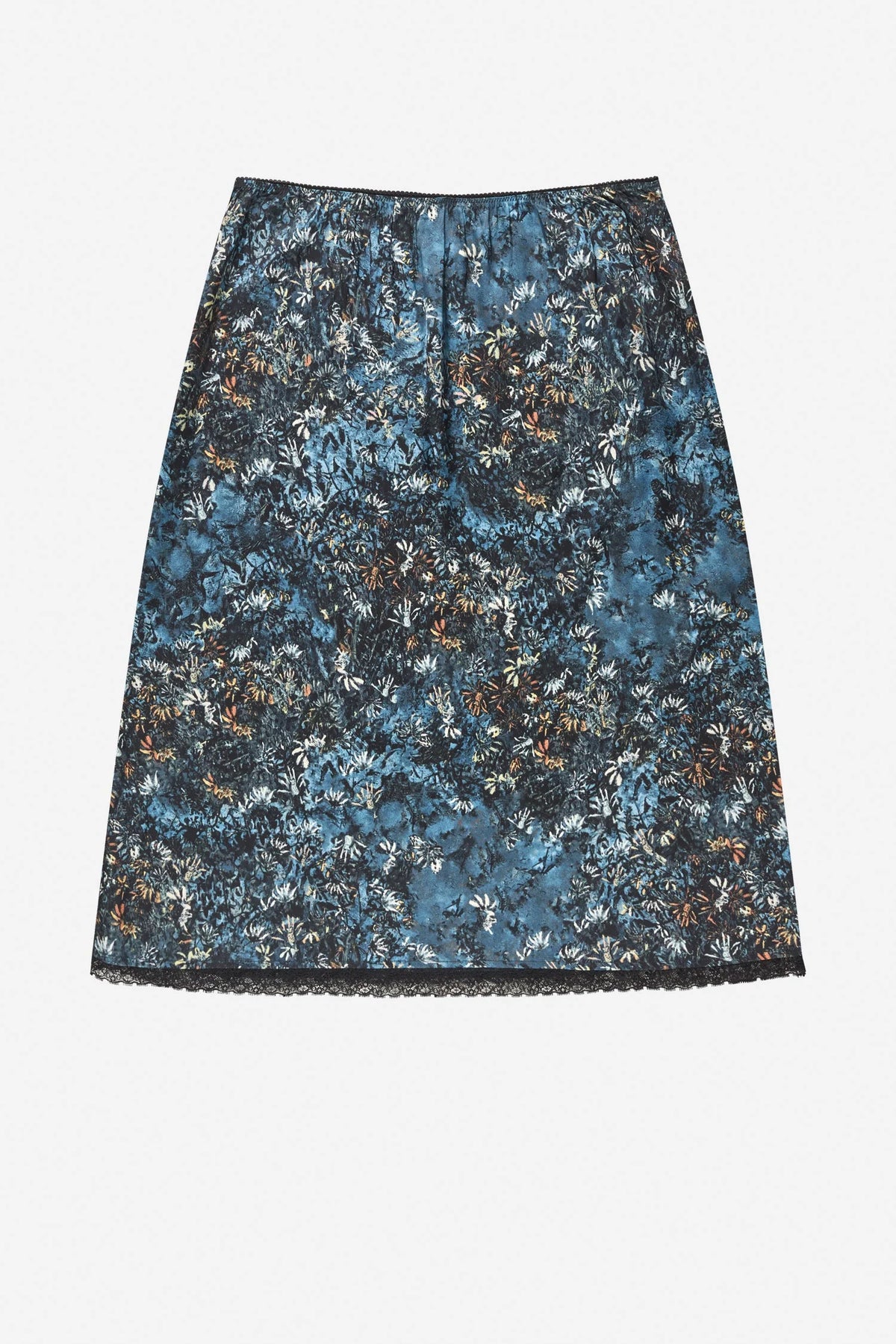 MUNTHE Skirt "Vaia" print blue