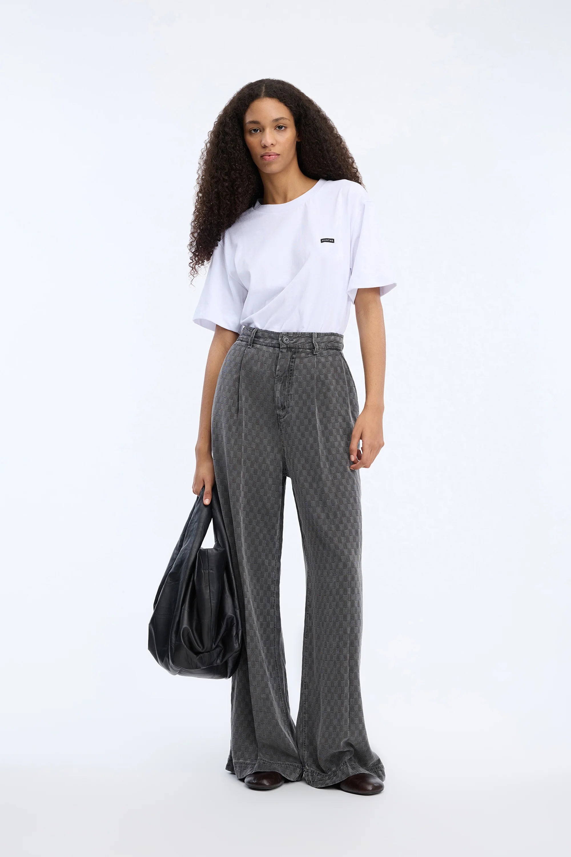 MUNTHE Pants "Ronan" charcoal