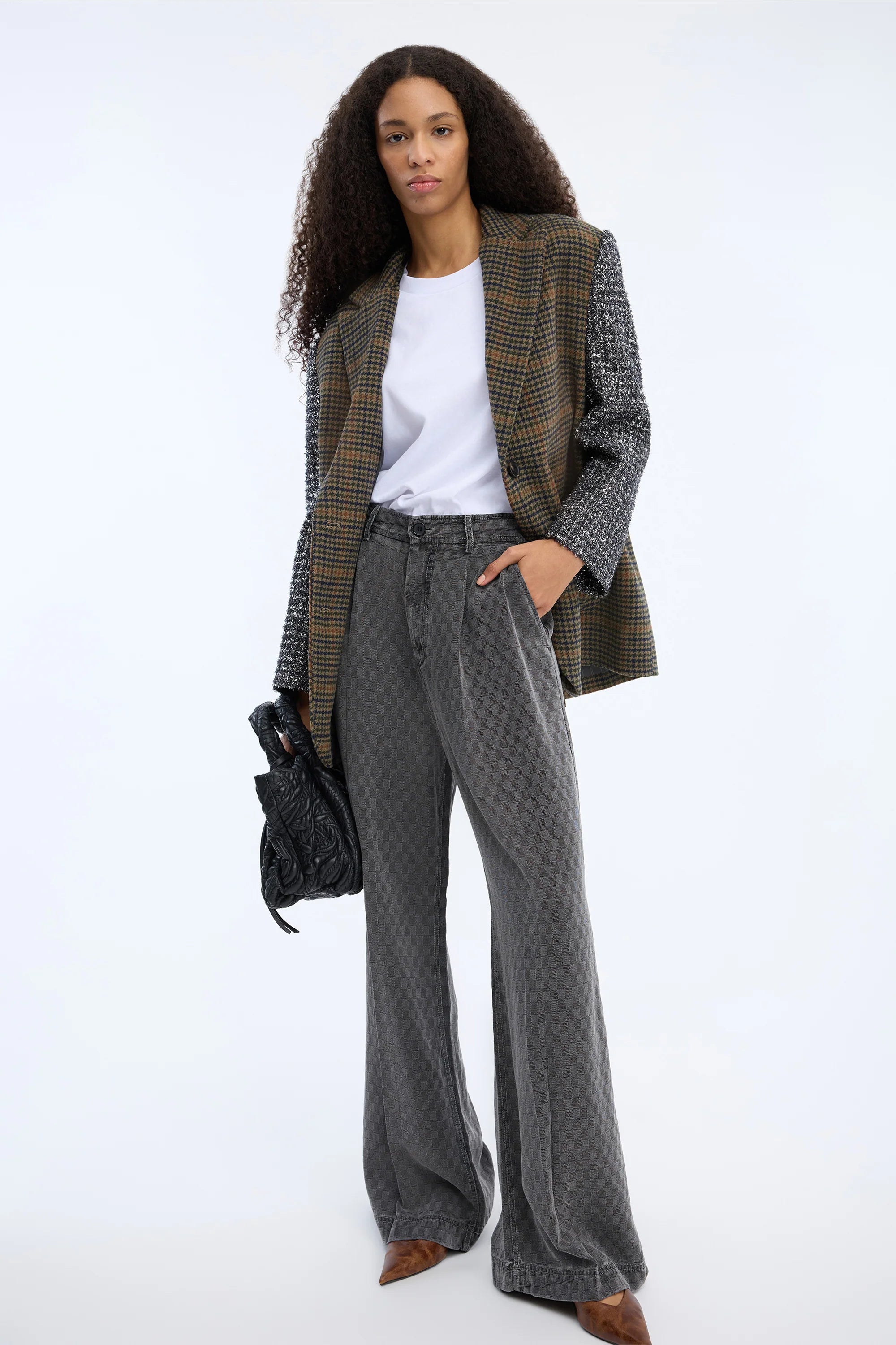 MUNTHE Pants "Ronan" charcoal
