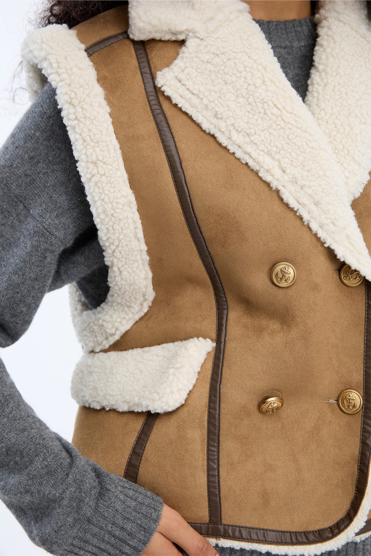 MUNTHE Vest "Vigor" nature