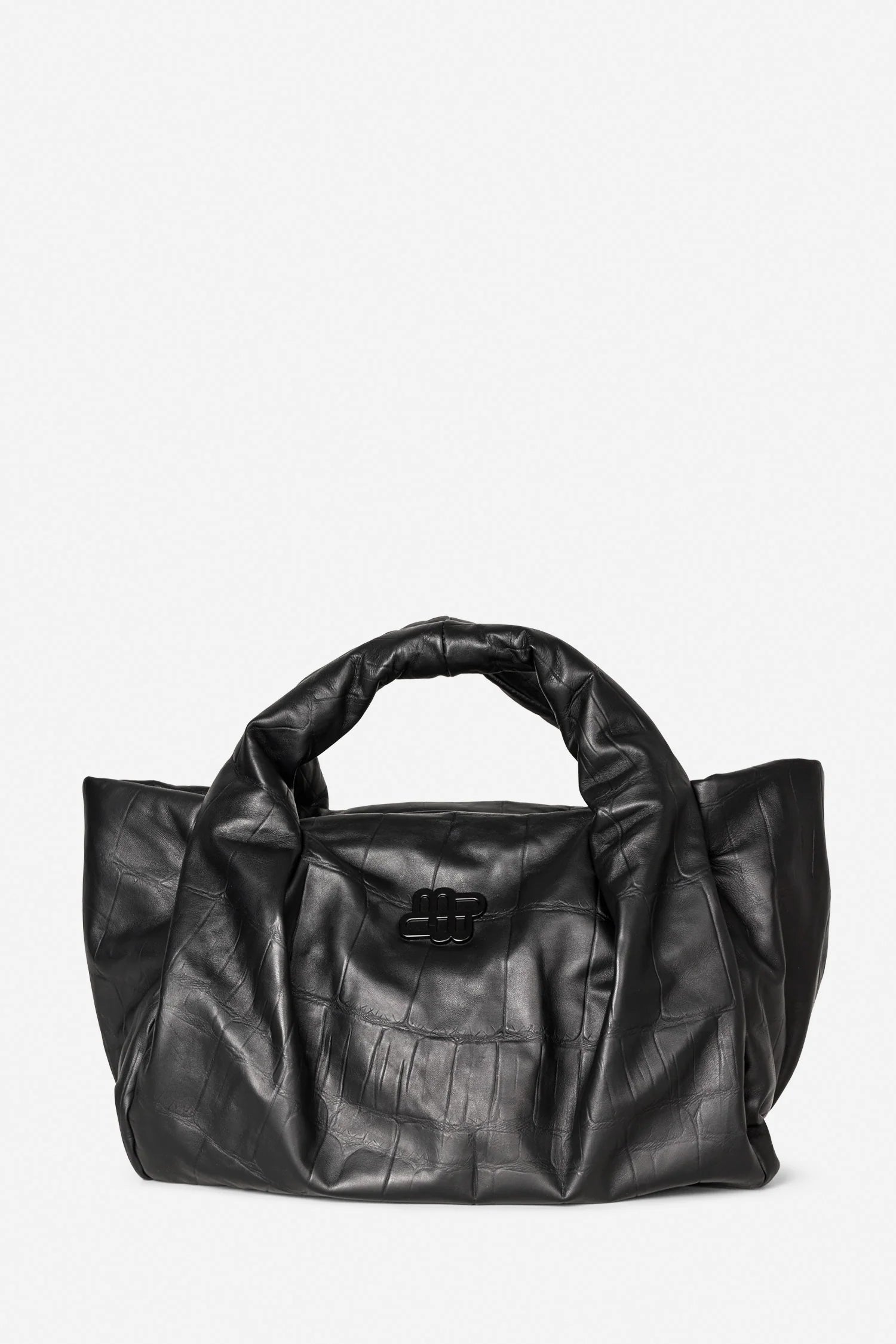 MUNTHE Bag "Lix Croco" black