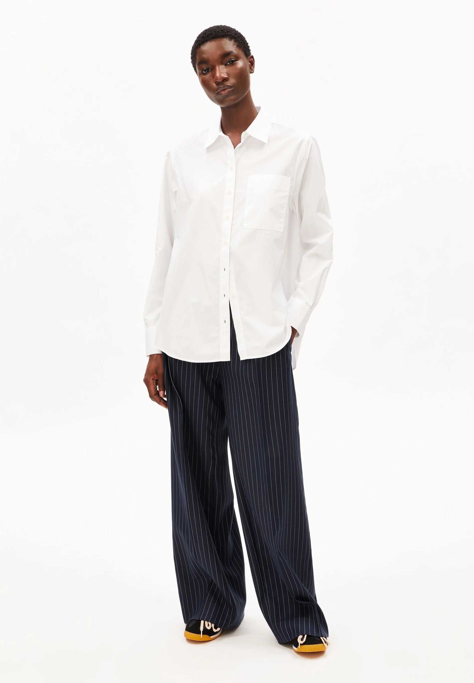 ARMEDANGELS Shirt Poplin white