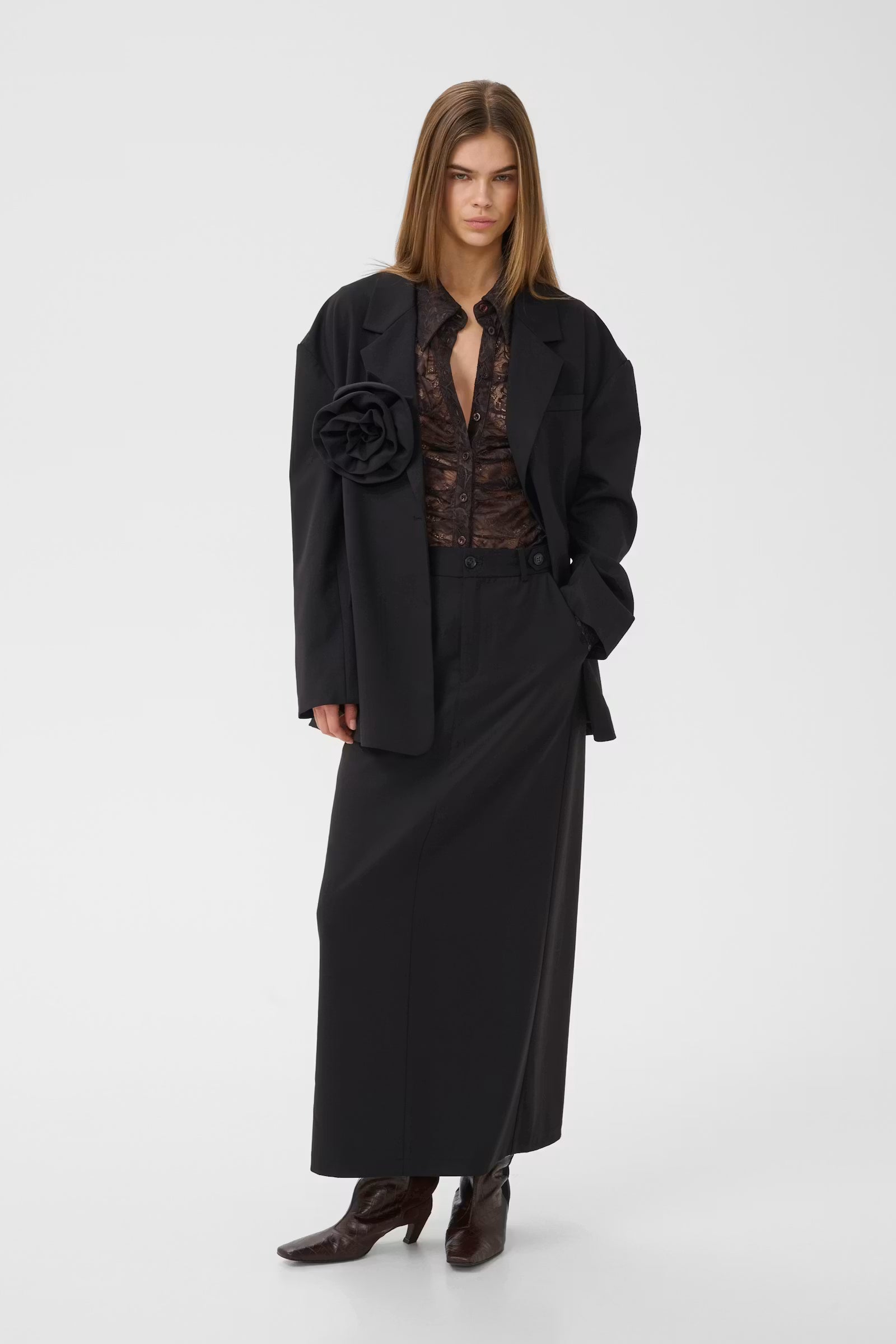 GESTUZ Oversize Blazer "Paula" black