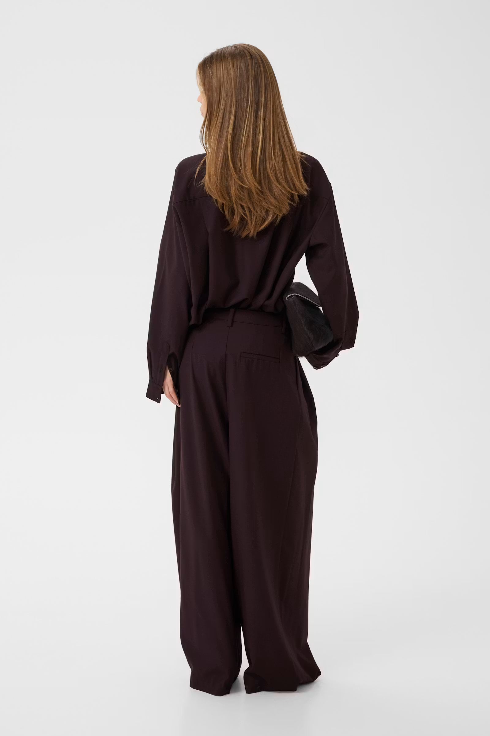 GESTUZ Pants "Schany" deep plum