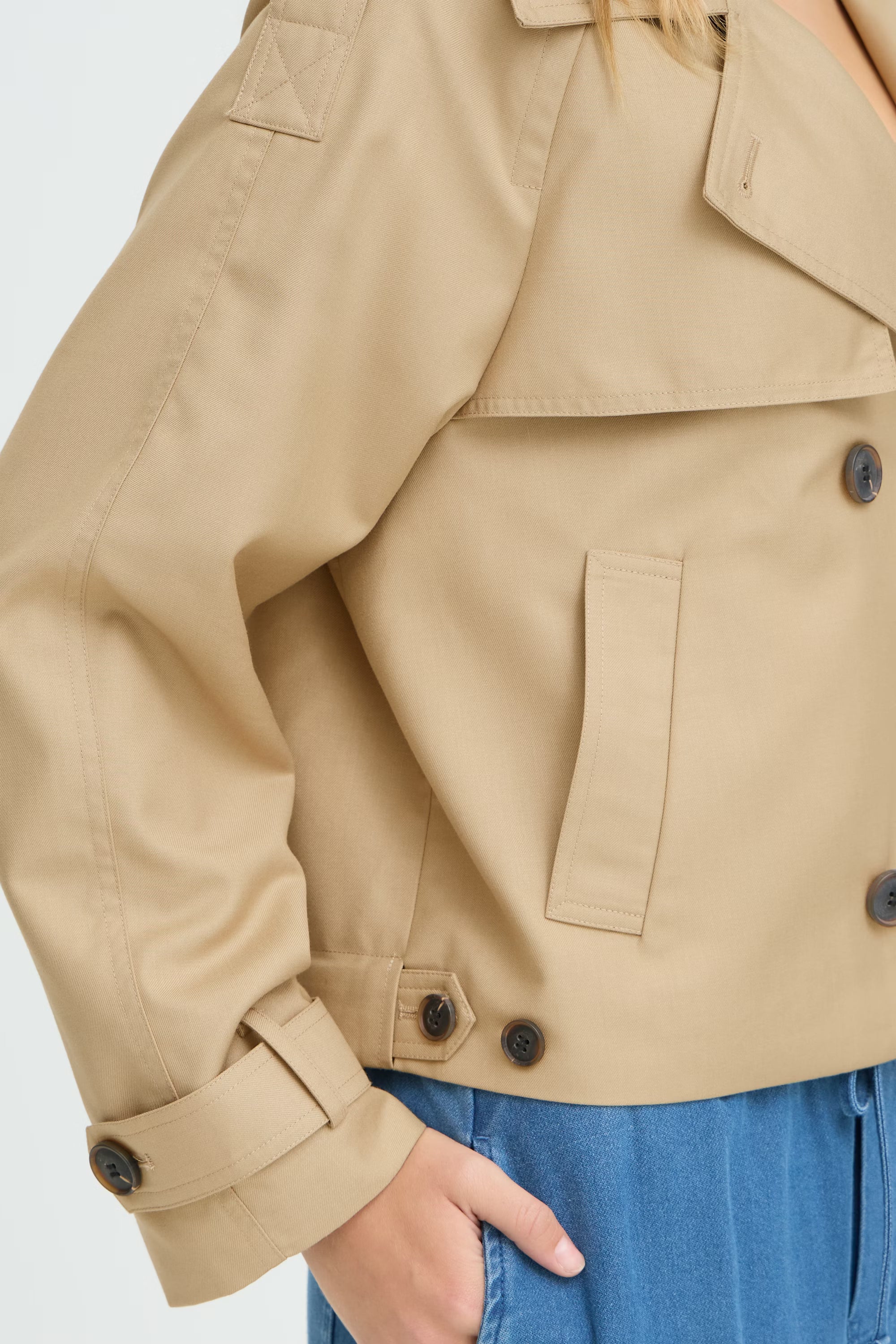 ICHI Jacket "Eparza" cornstalk