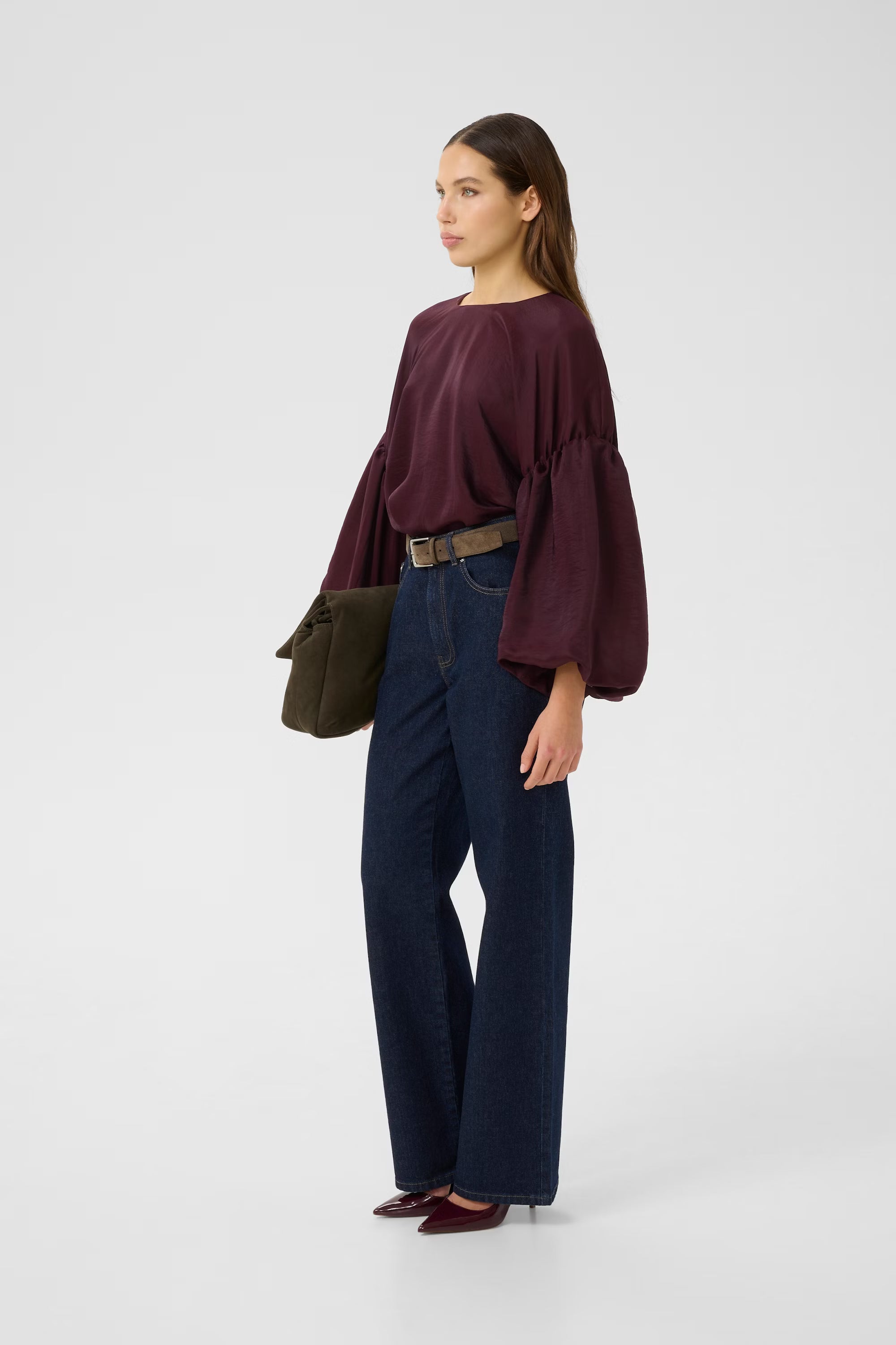 GESTUZ Blouse "Malloon" aronia