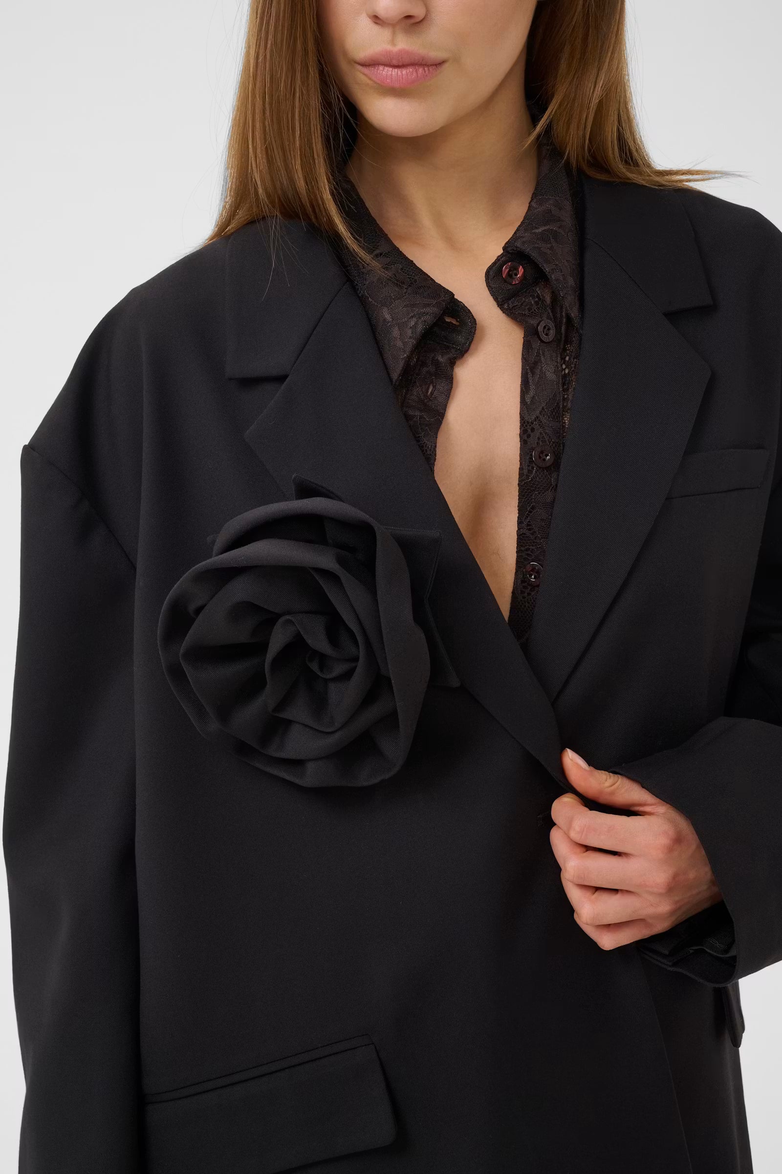 GESTUZ Oversize Blazer "Paula" black