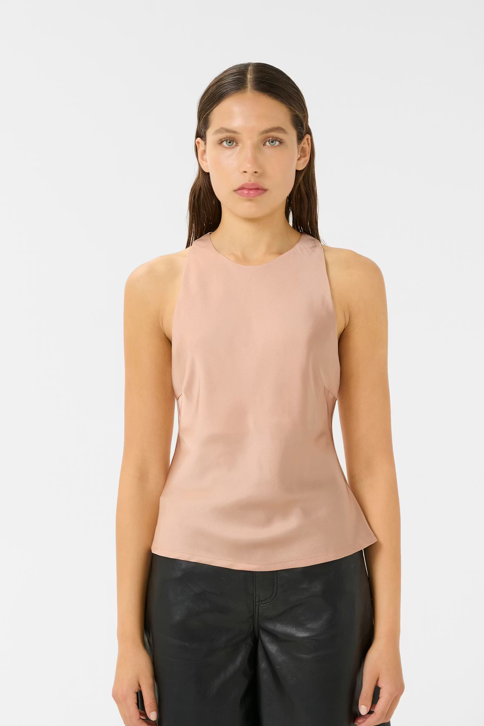 GESTUZ Top "Ceri" rose dust