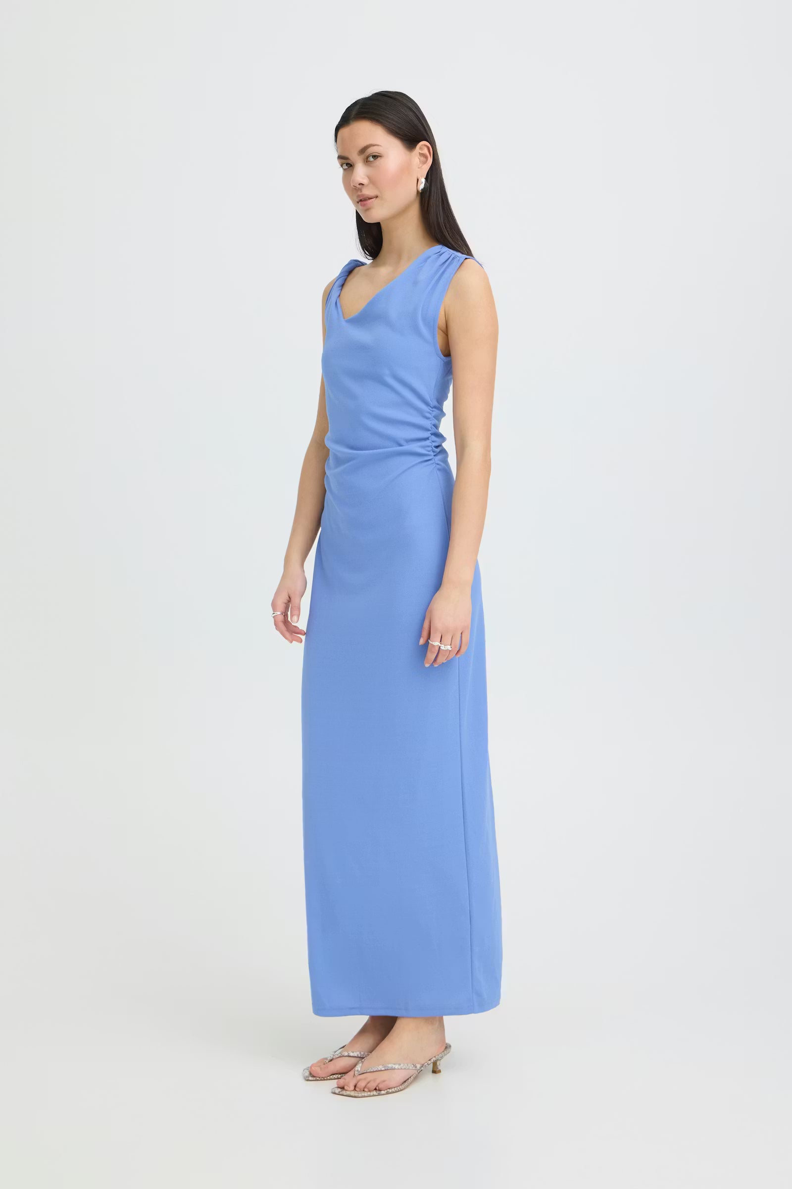 ICHI Dress "Katine" wedgewood