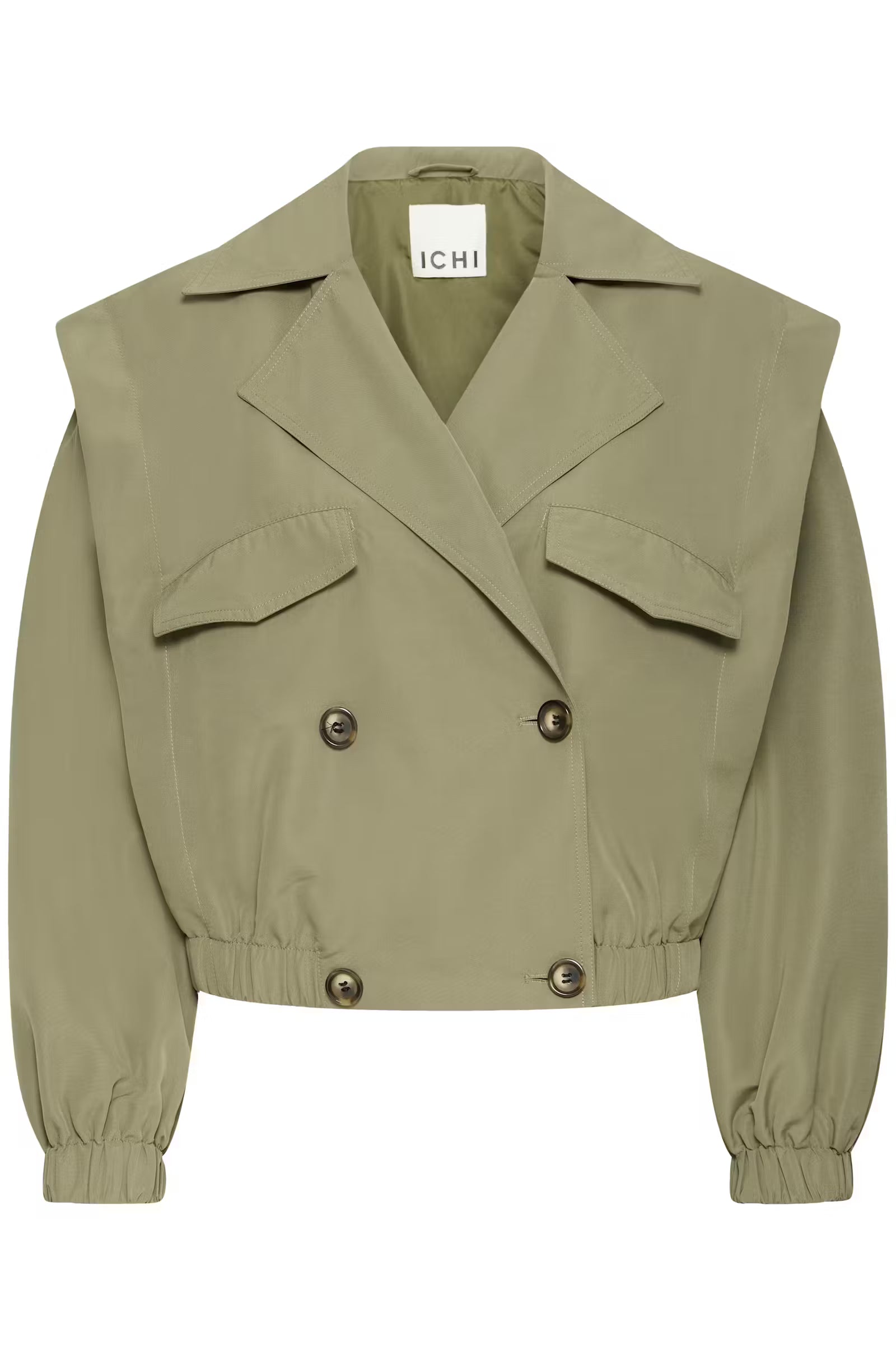 ICHI Jacket "Gezavo" deep lichen green