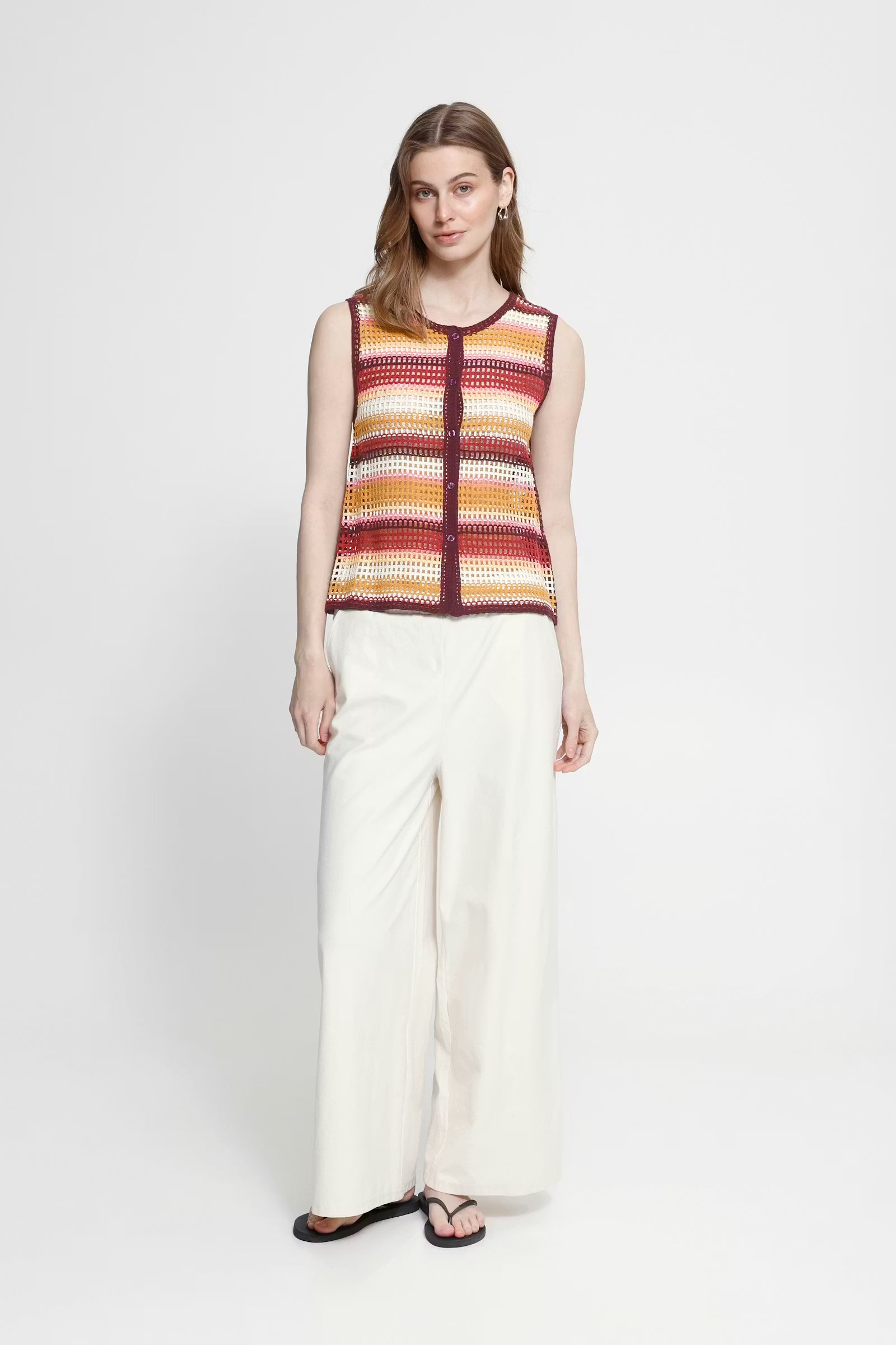 ICHI Top "Oriana" multicolor